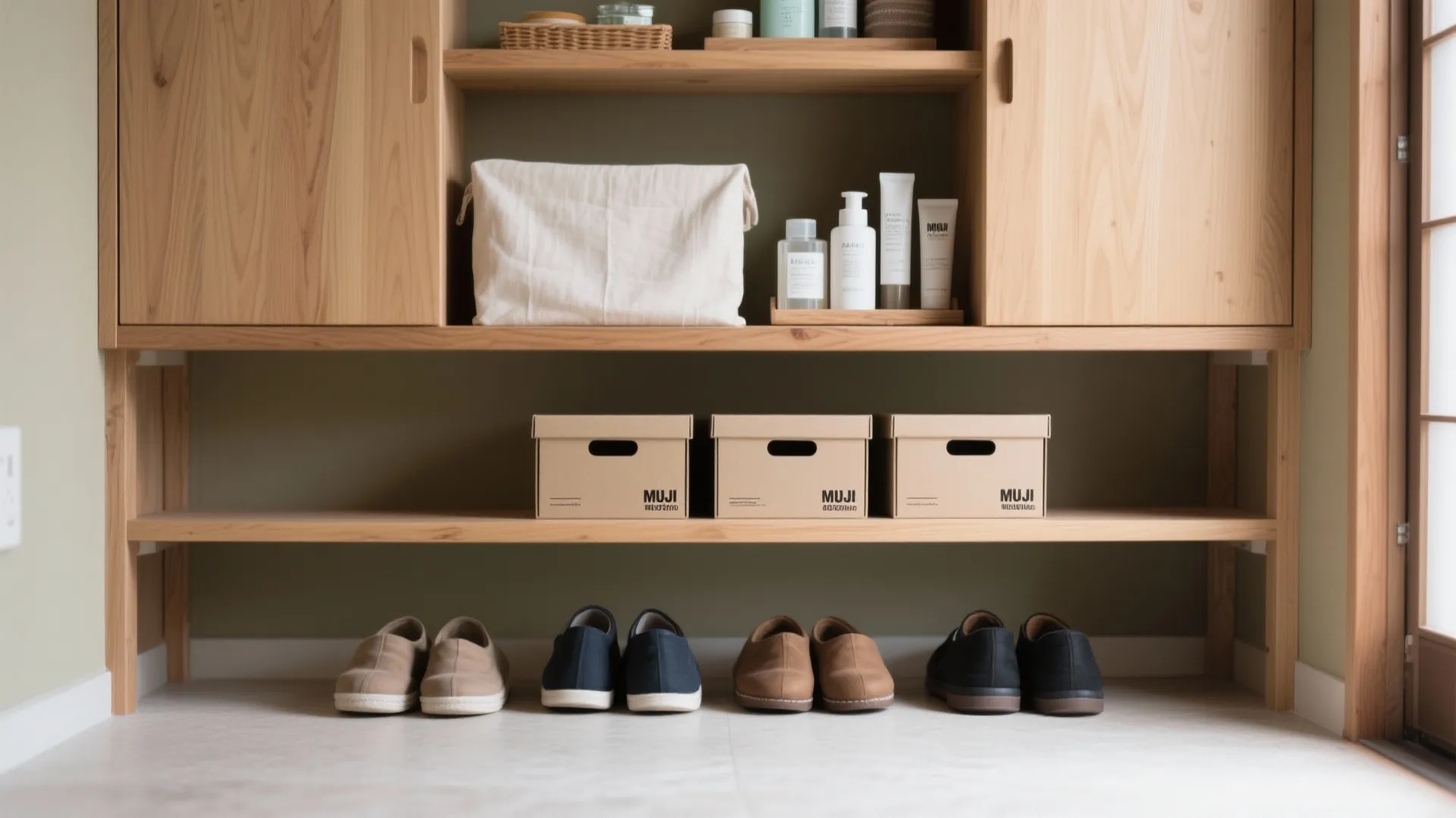 靴の数を“週単位”で回す：一軍・二軍の仕分けと動線規格で動線計画が安定