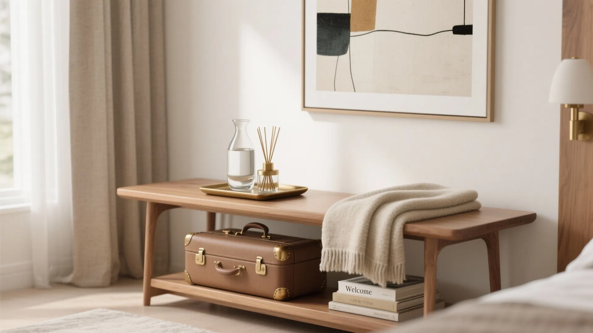 Signature Welcome: Scent, Art, and Smart Storage