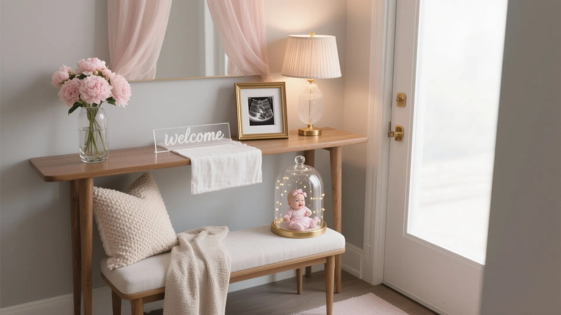 5 Welcome Decoration for Baby Girl Ideas: From soft blush palettes to safe, sparkling lights—my go-to, small-space-friendly ideas to welcome your baby girl home with style and heart.