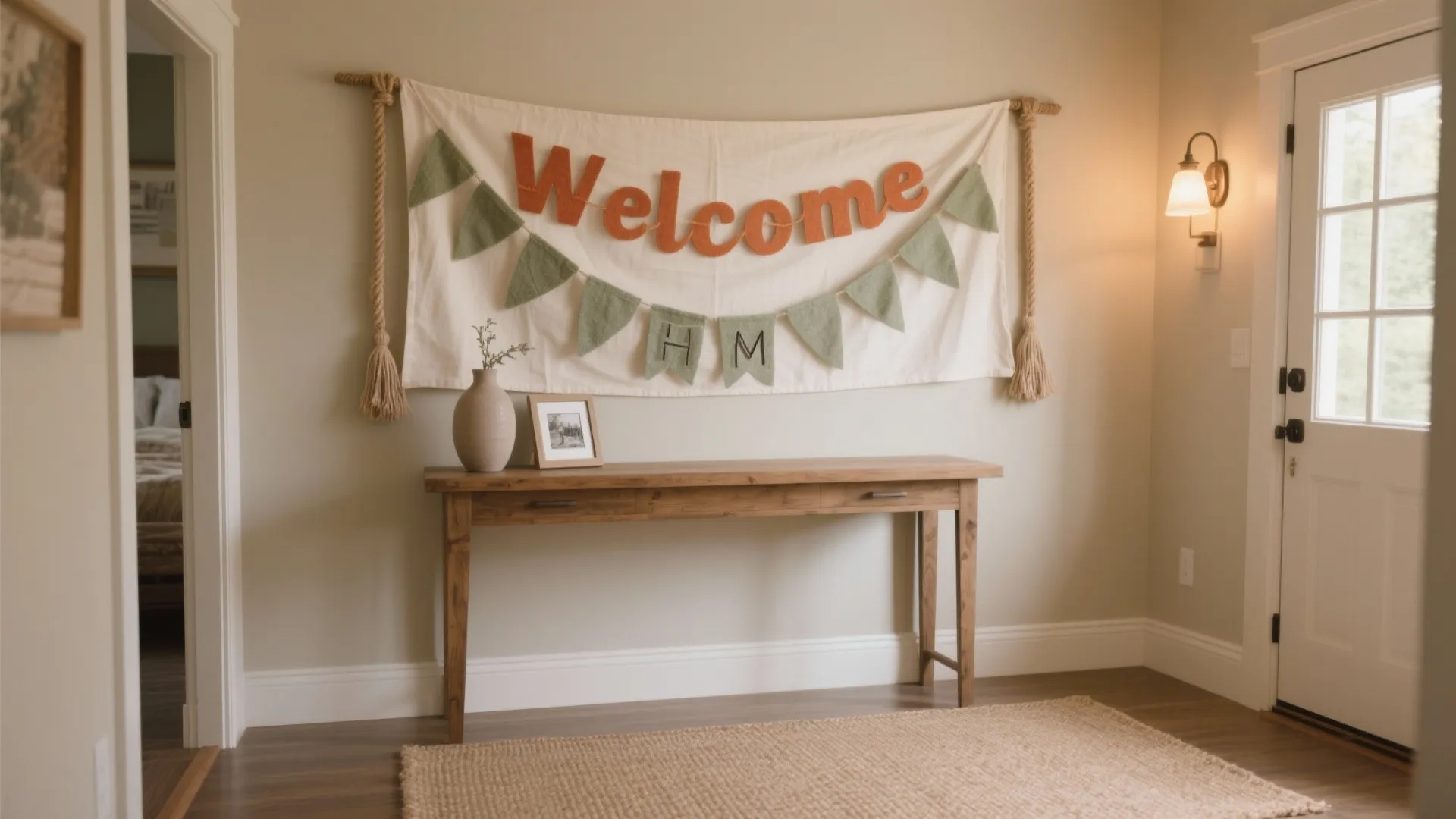 Welcome Home DIY Banner: Easy Steps for a Personal Touch: 1 Minute to Your Custom Welcome Banner—No Craft Skills Needed!
