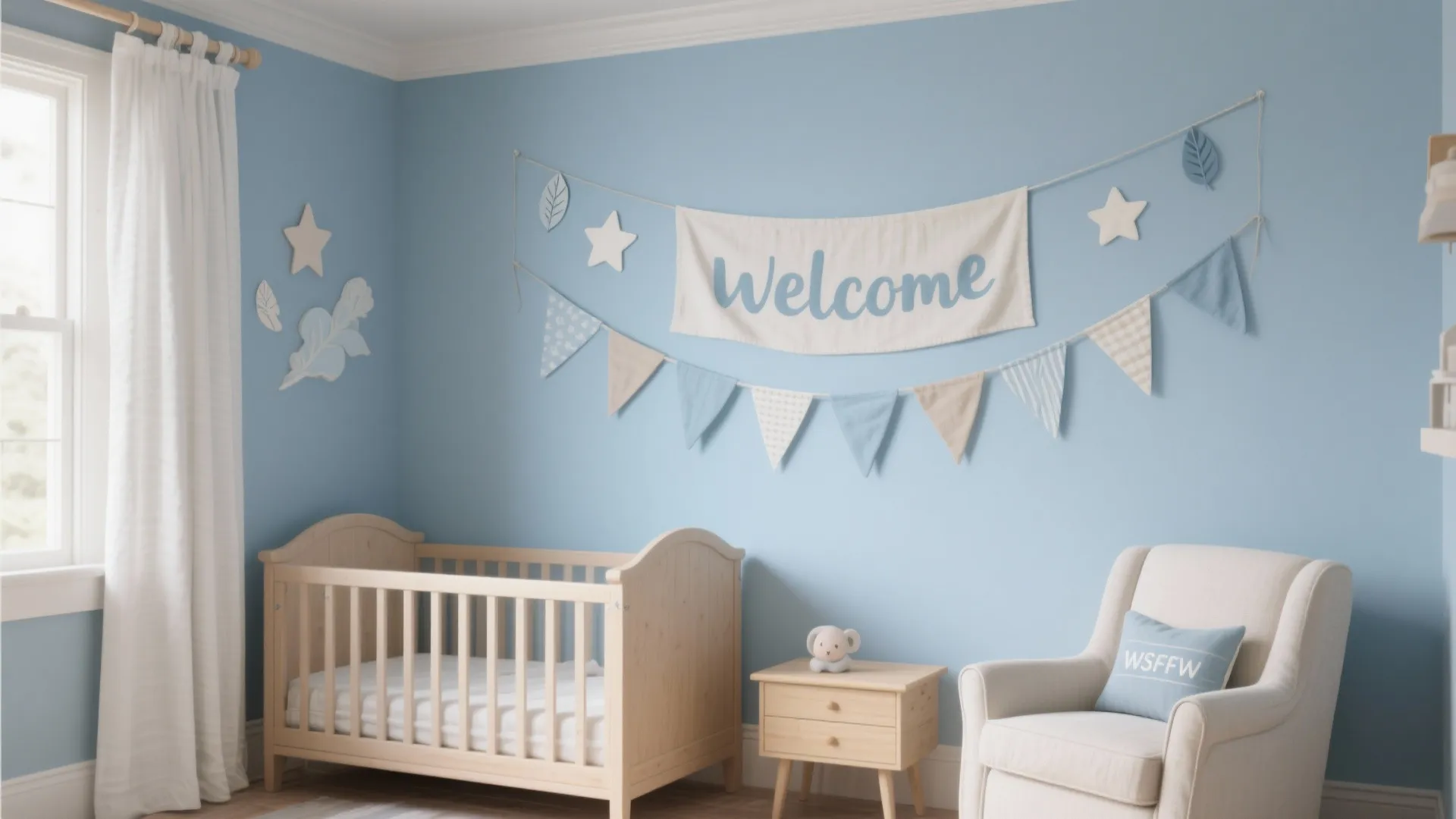 Statement Welcome Wall: Name Banner + Decals