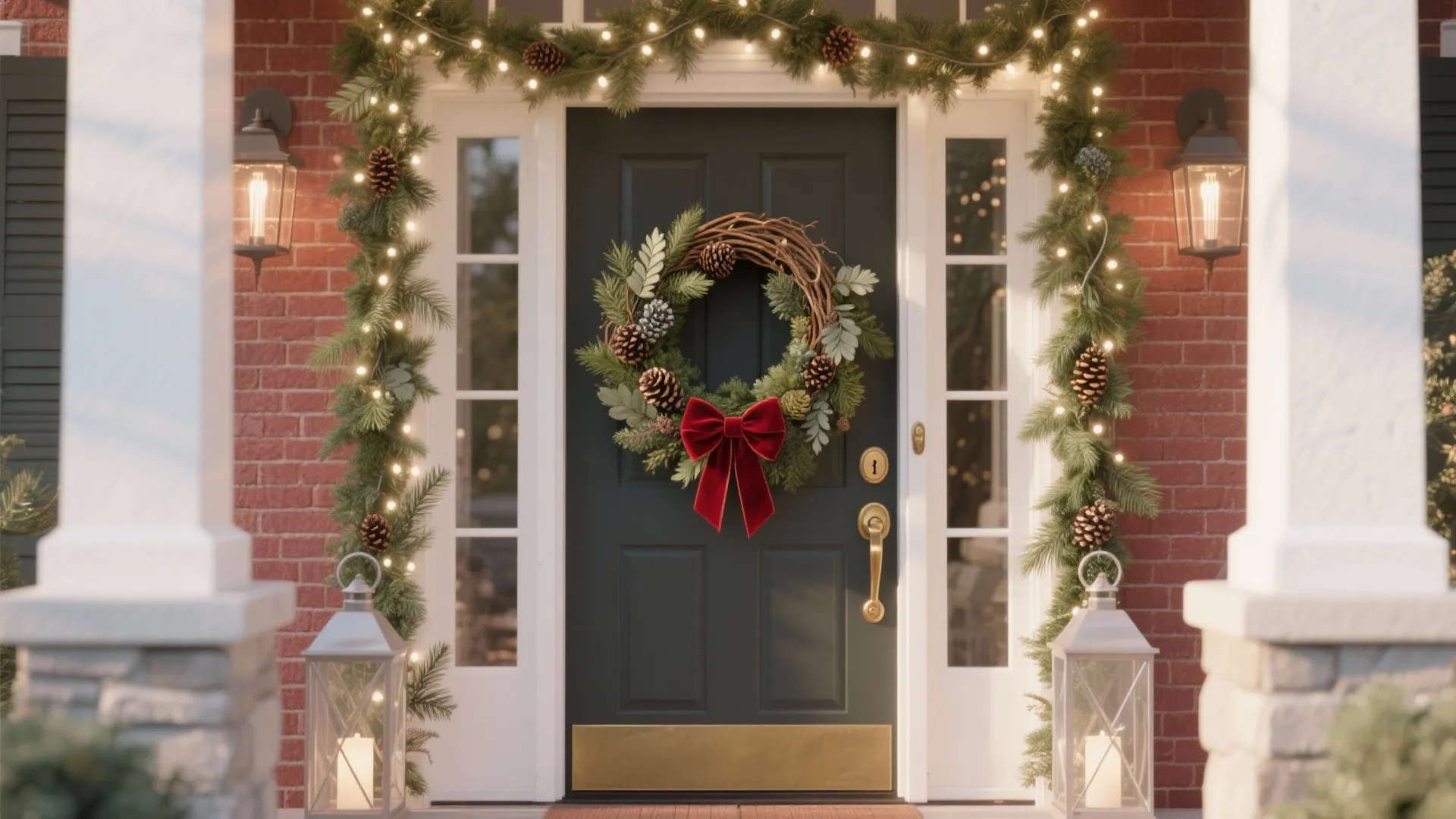 Christmas DIY Door Decorations: Festive Ideas for Your Entryway: 1 Minute to Create Stunning Christmas DIY Door Decor