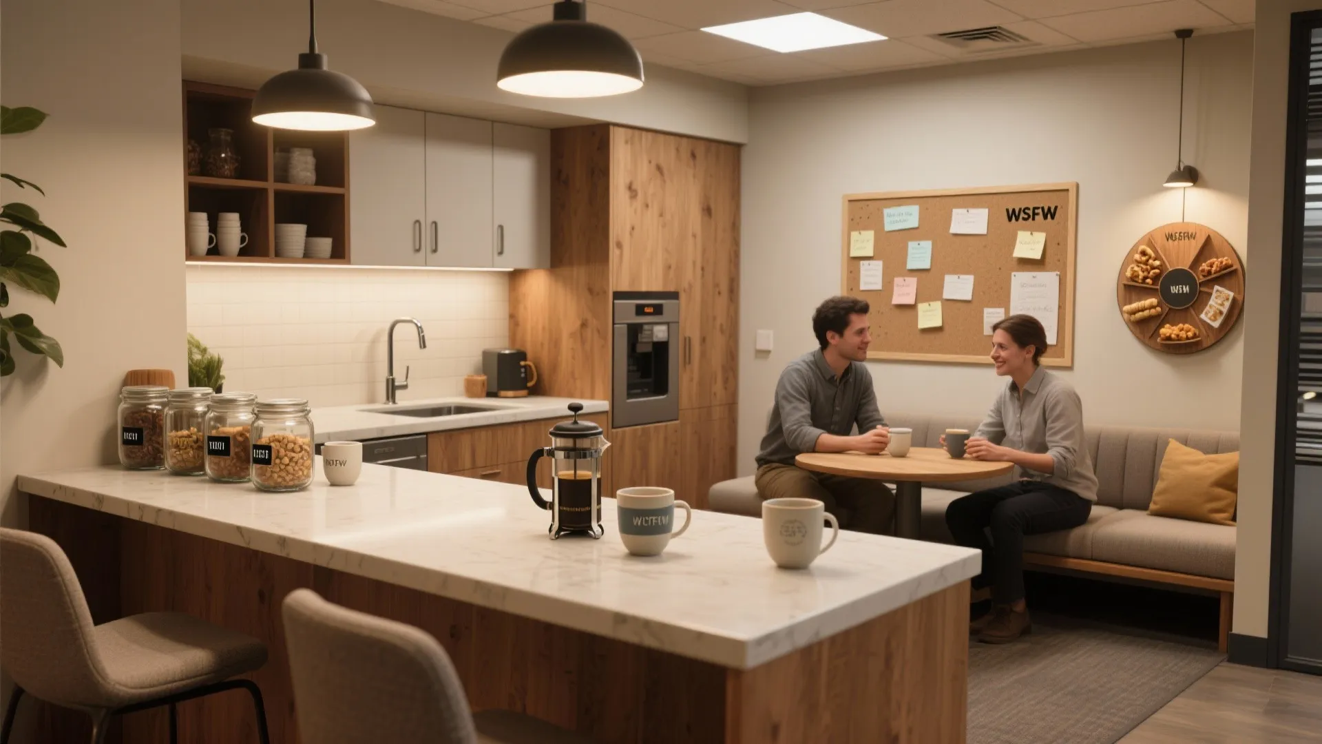 4. Design a welcoming pantry and social hub