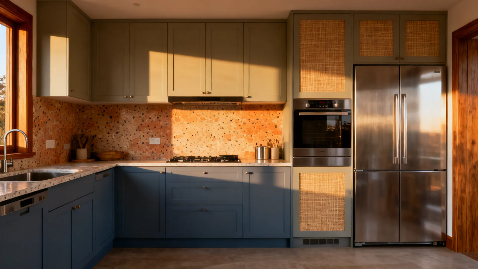 Muted Blues and Greige in the West