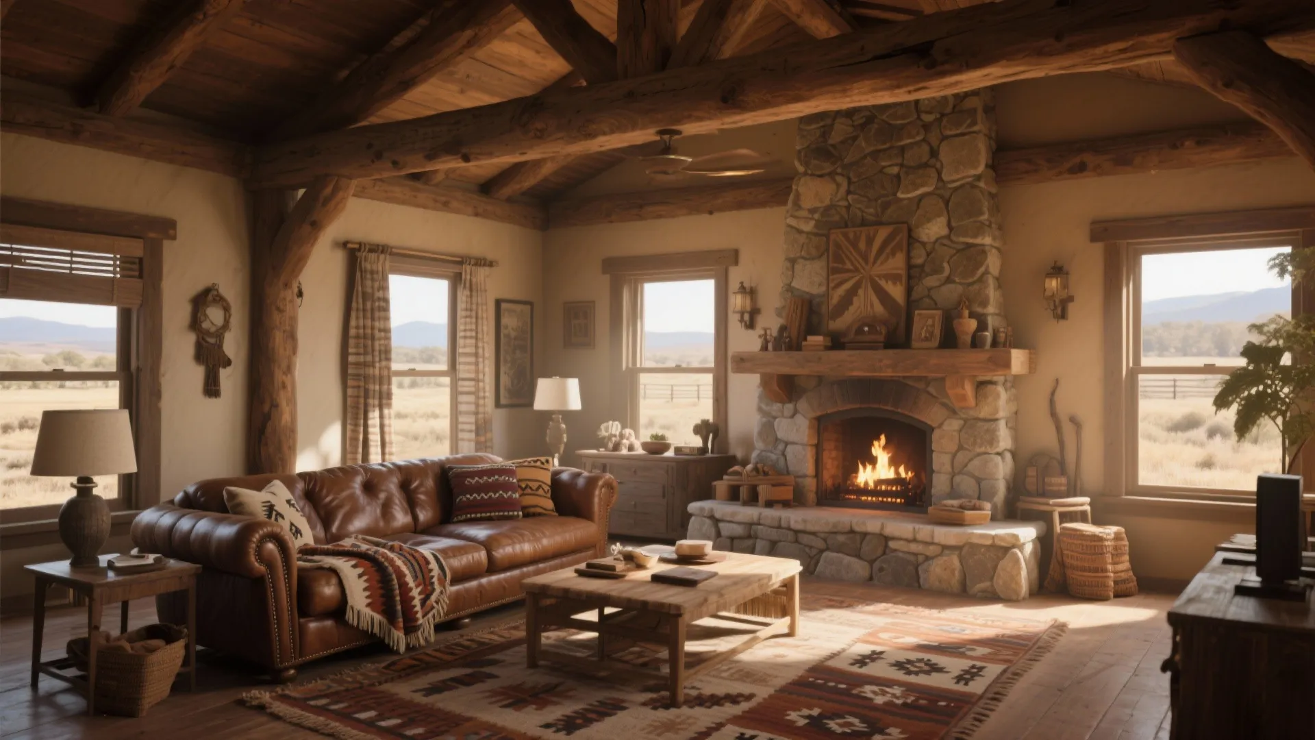 10 Western-themed Living Room Ideas