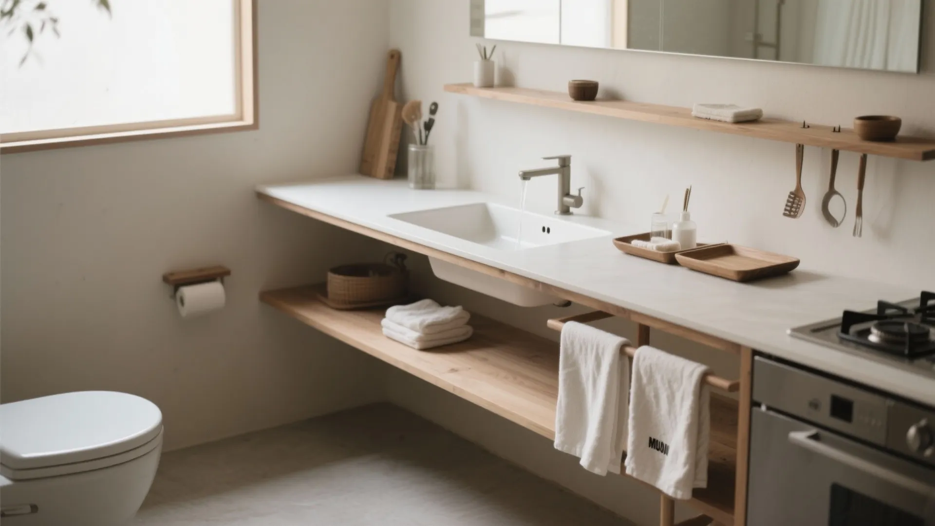 Tips 9: 水回りは“面”で片付ける（日本都市・収納技巧）