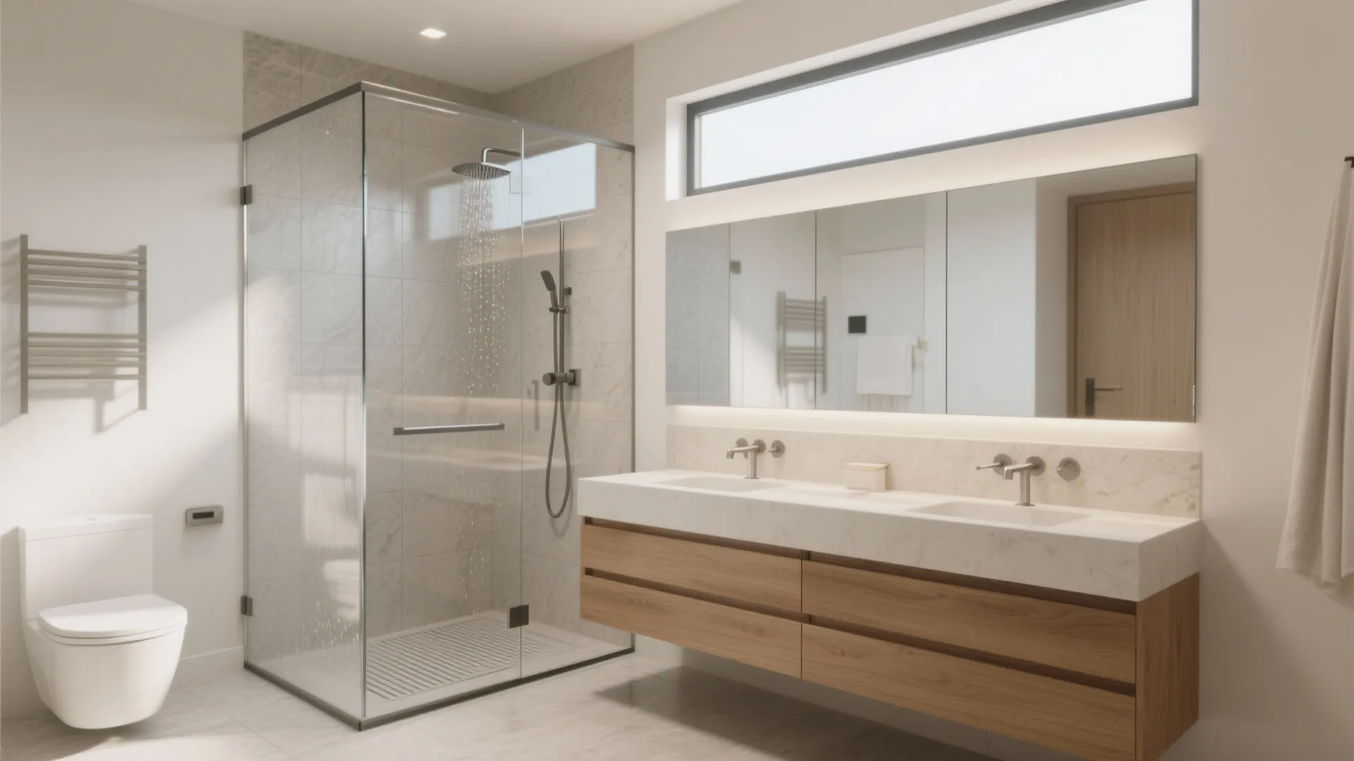 Light, air, and wet-room strategy: small upgrades, big comfort