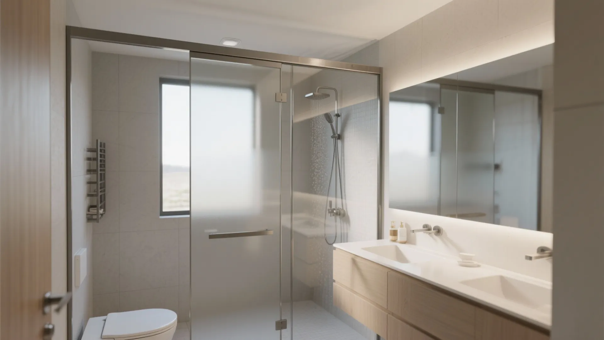 Wet-Dry Separation With POP Header and Sliding Glass