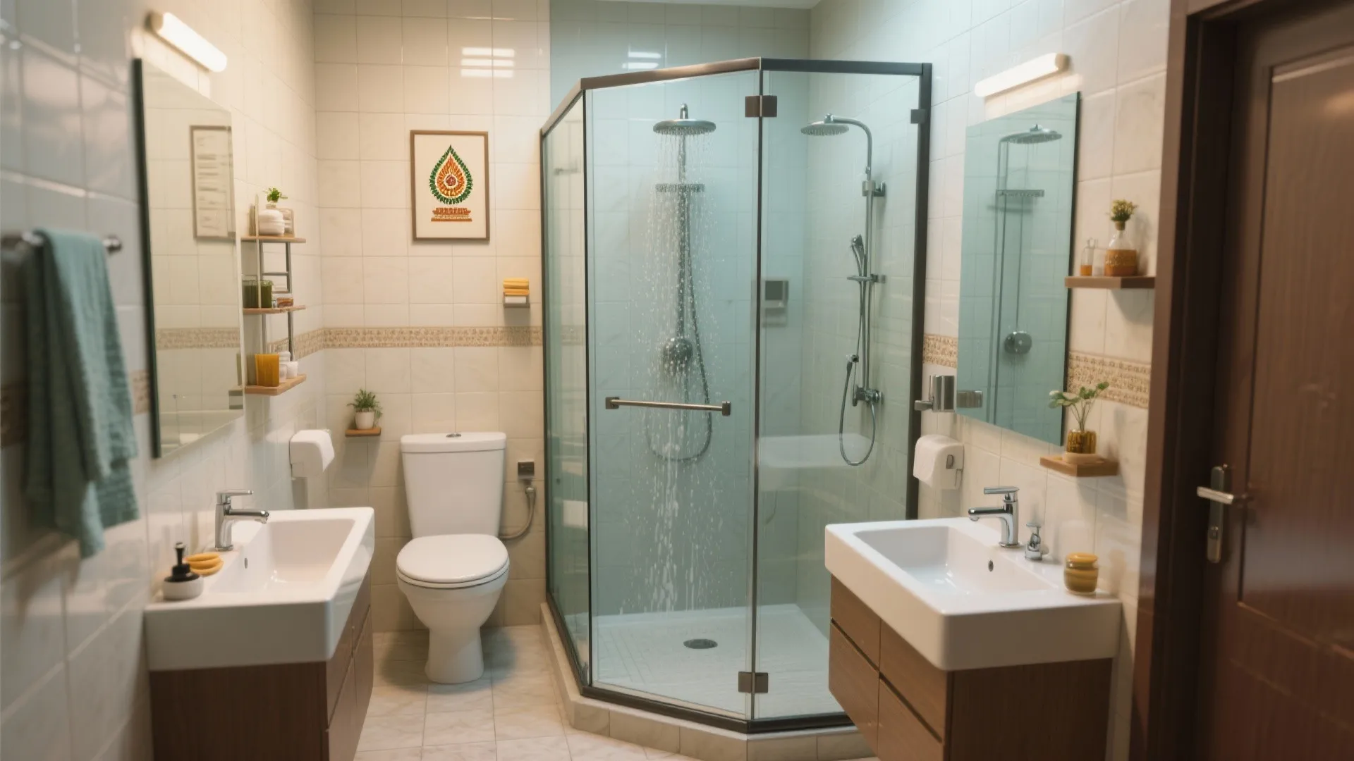 Wet and dry zone separation