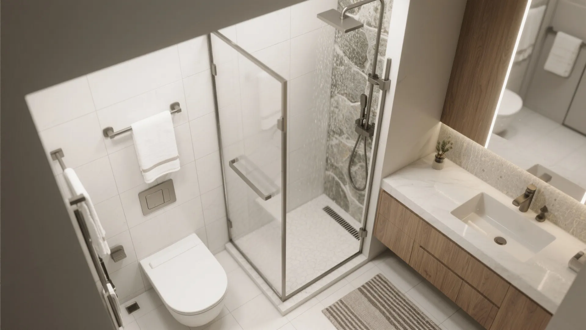 Wet-Dry Separation That Doesn’t Feel Boxy