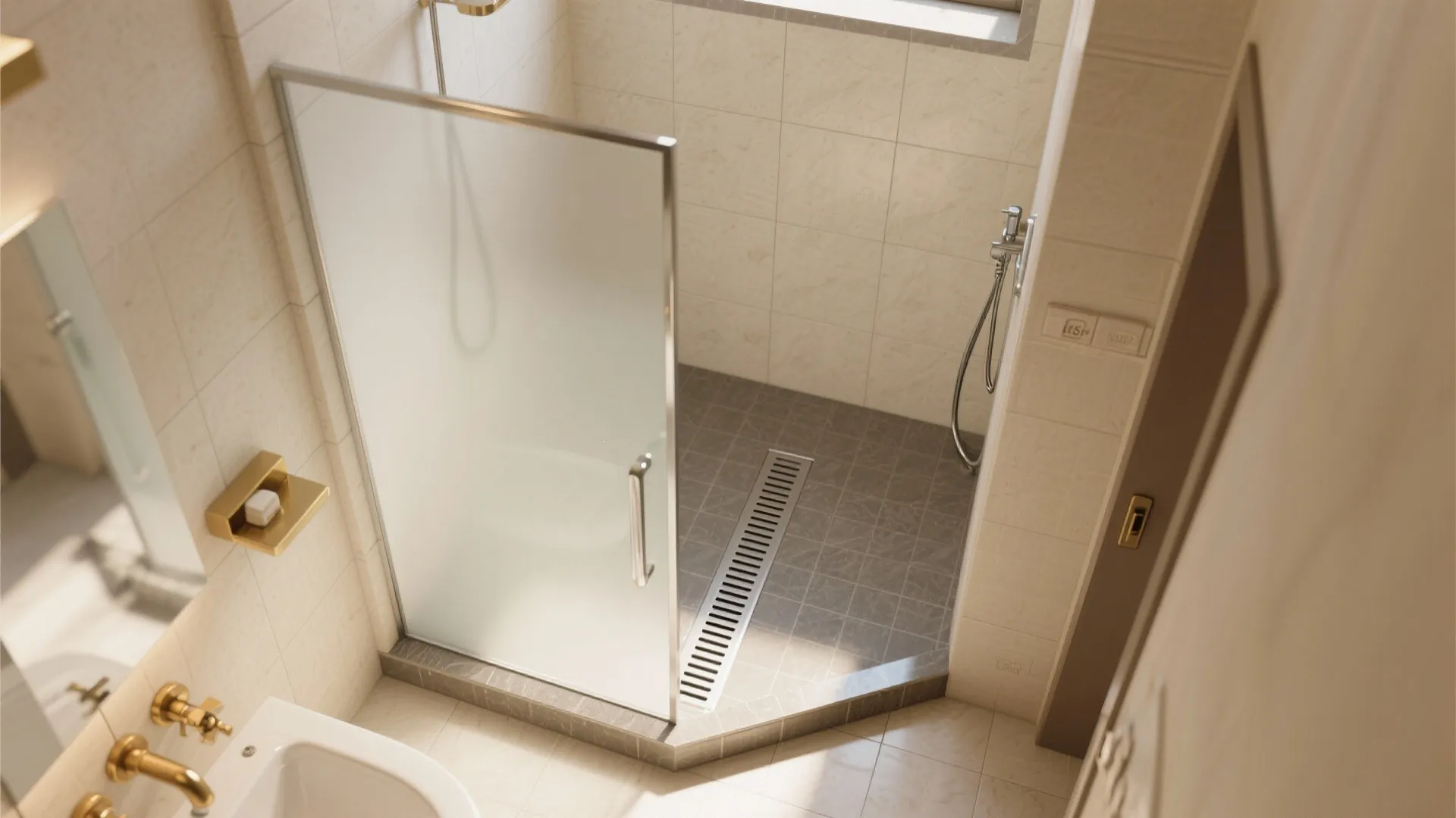 Frosted Glass and Wet–Dry Separation