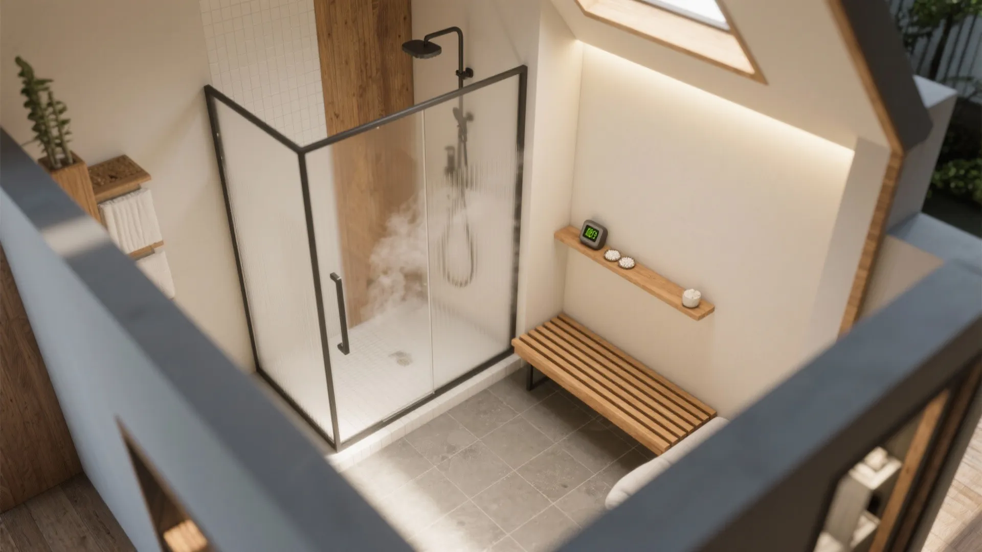 Wet–dry zones with a narrow bench