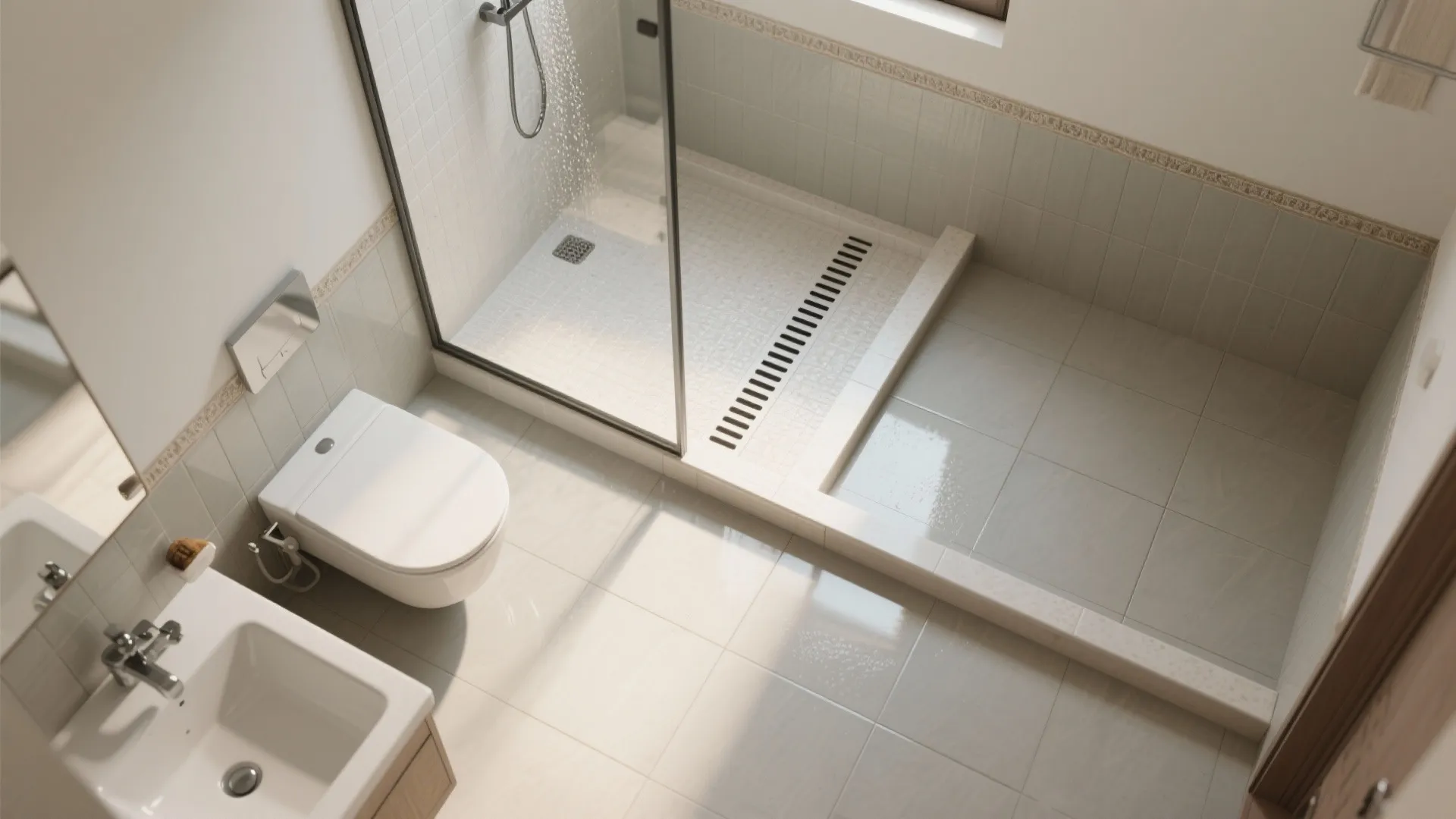 Wet–Dry Zoning with Anti-Skid Textures