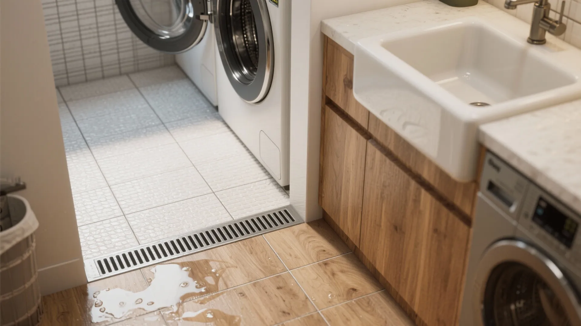 4. Wet and Dry Zoning with Durable Surfaces