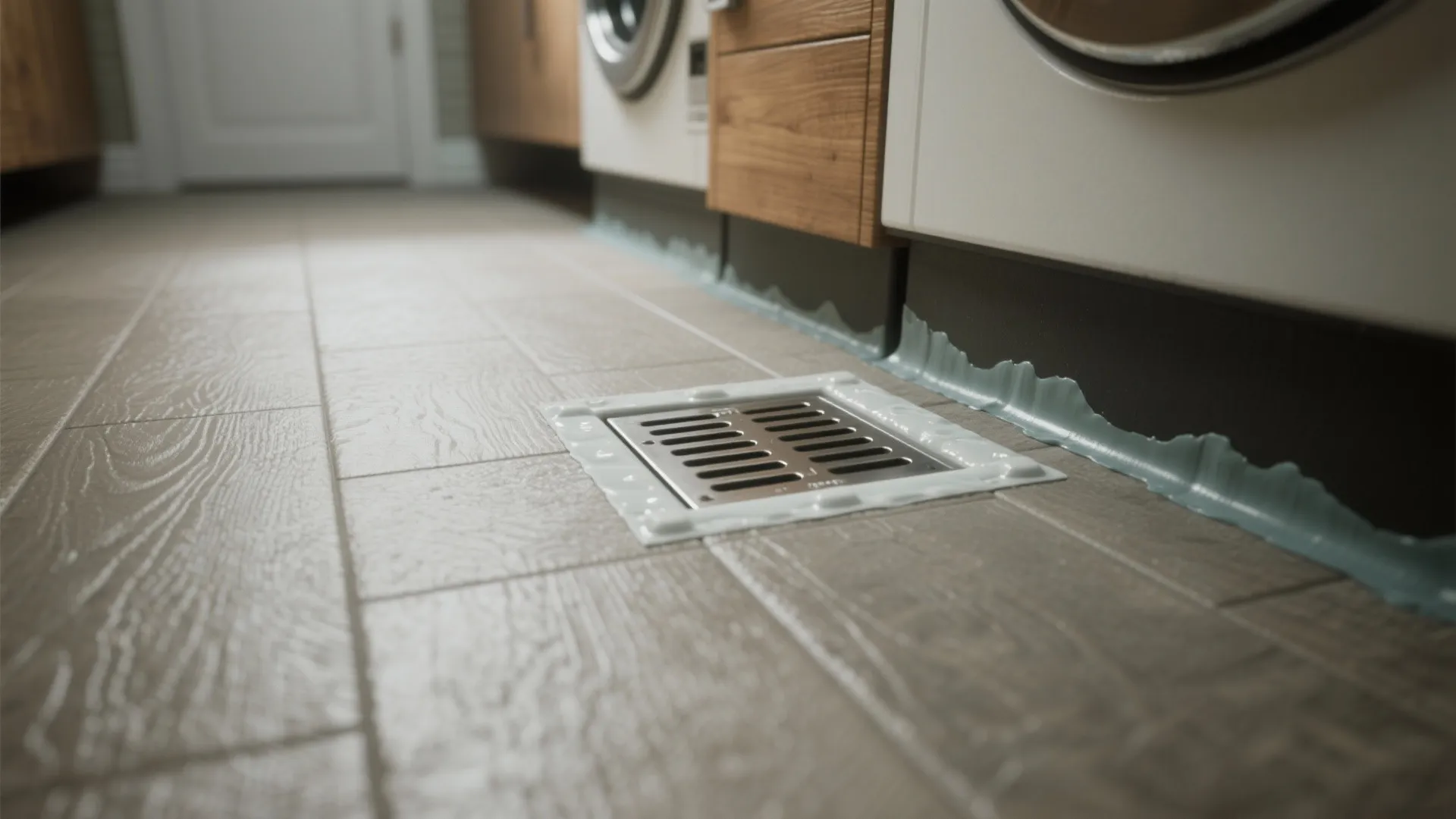 3. Wet-Proofing: Flooring and drainage first