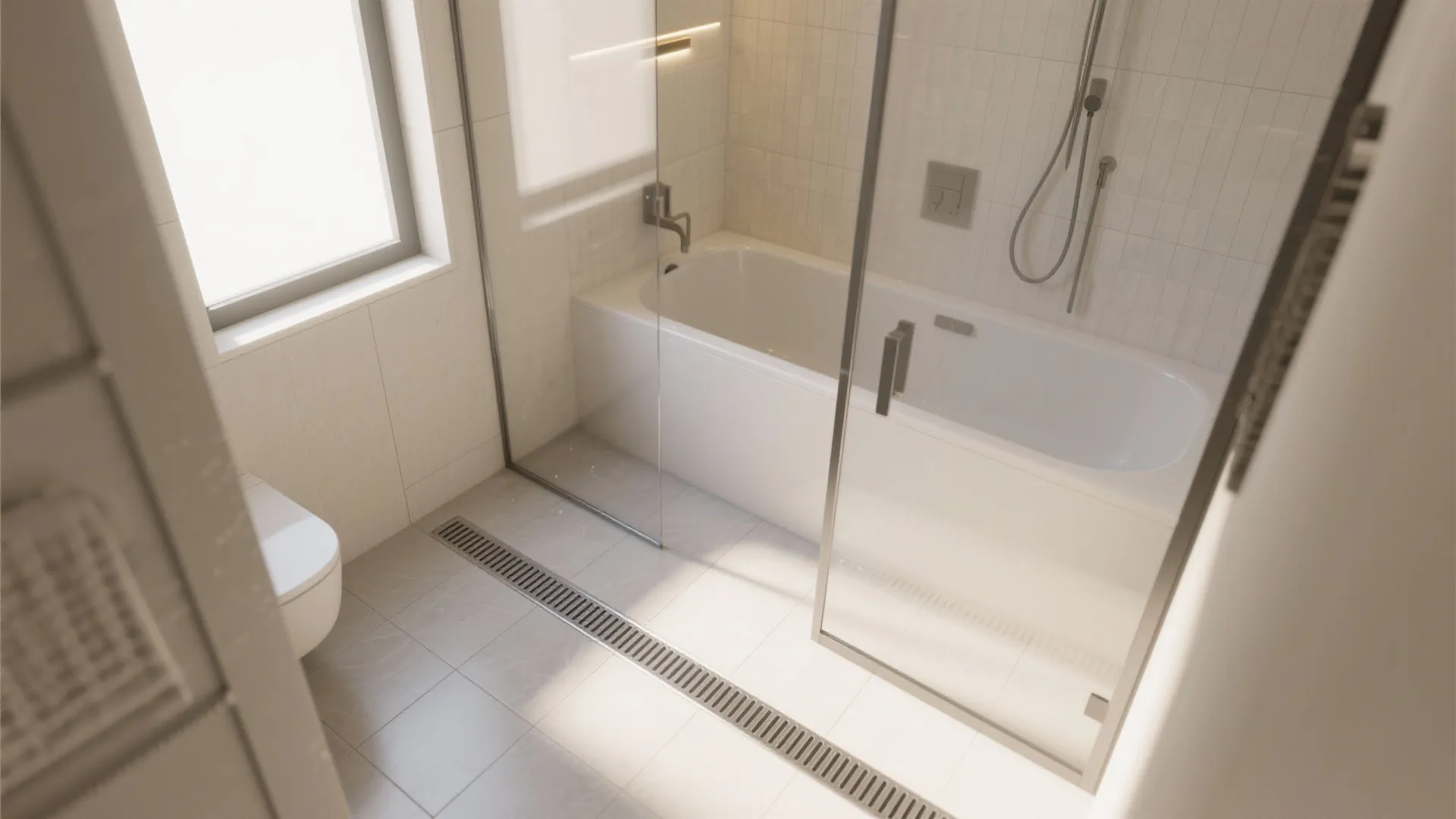 5. Wet-room thinking for tiny bathrooms