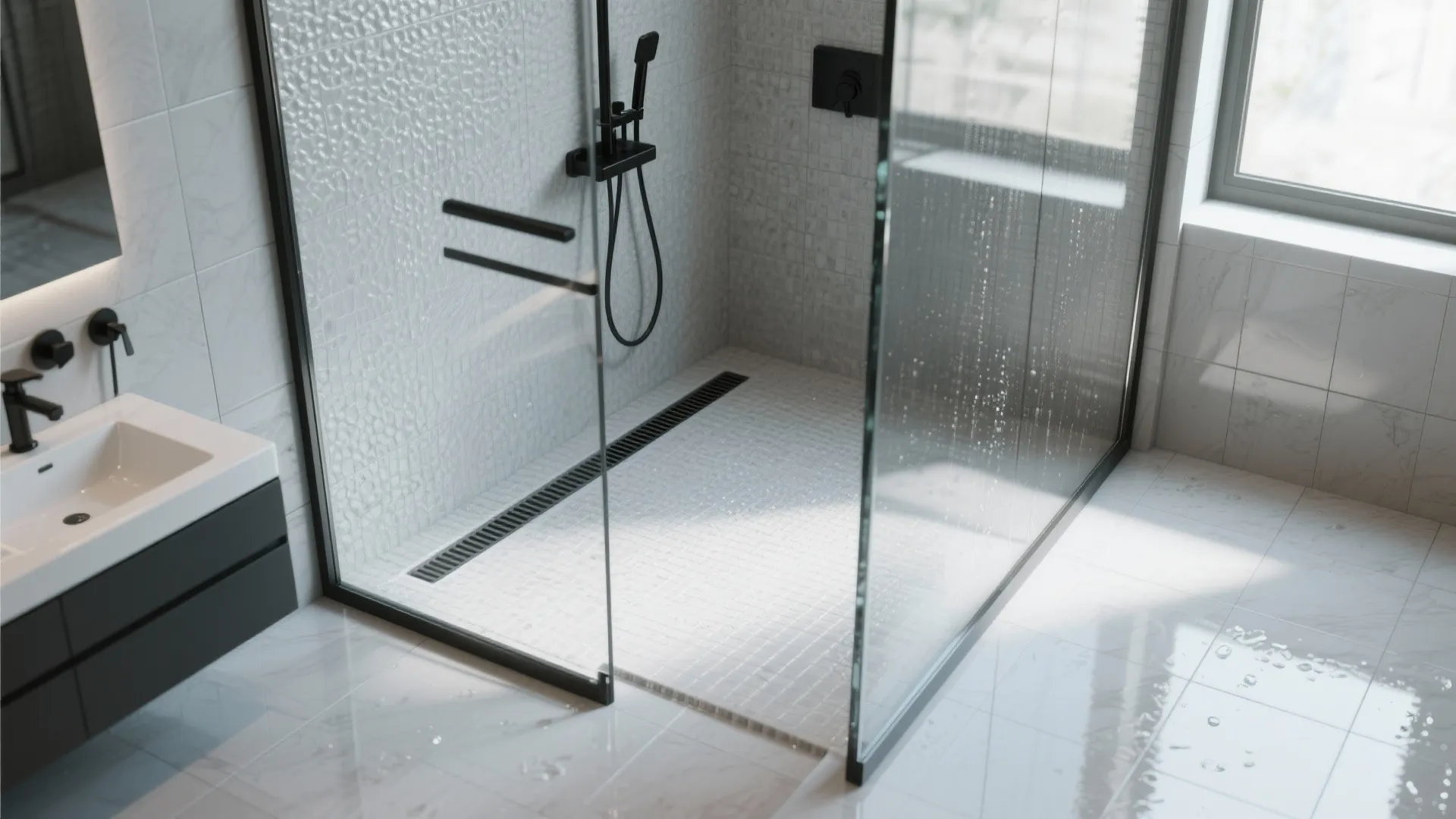 2. Wet Room Style Bathroom