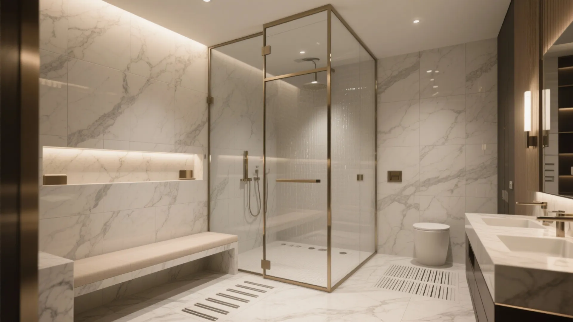 2. Wet-room conversion with glass partition