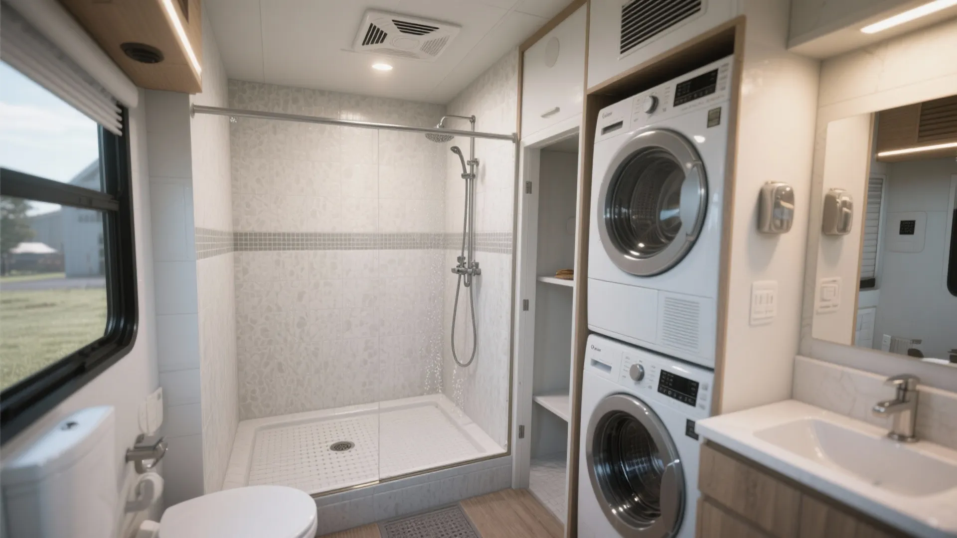 4. Bathroom-as-Hub (Wet Room Concept)