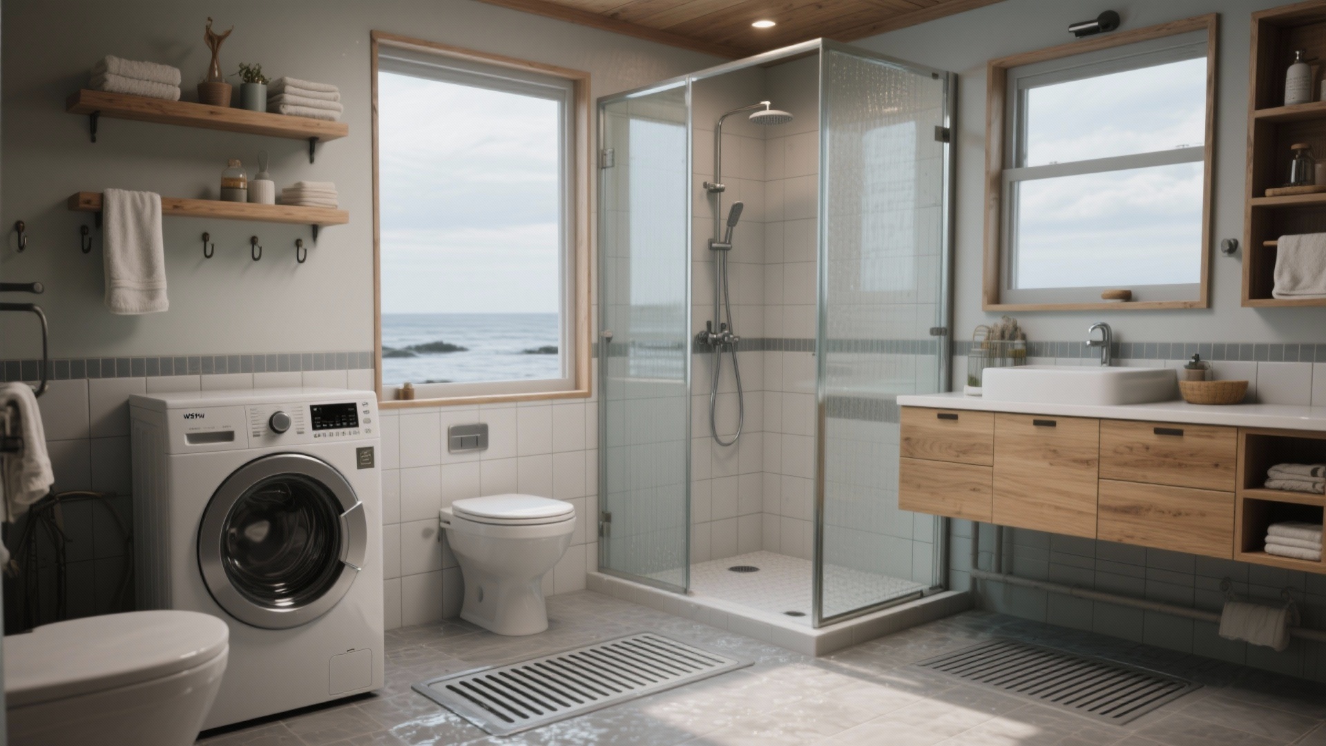 Bathroom Too Small? 5 Bathroom Laundry Combo Ideas That Fit