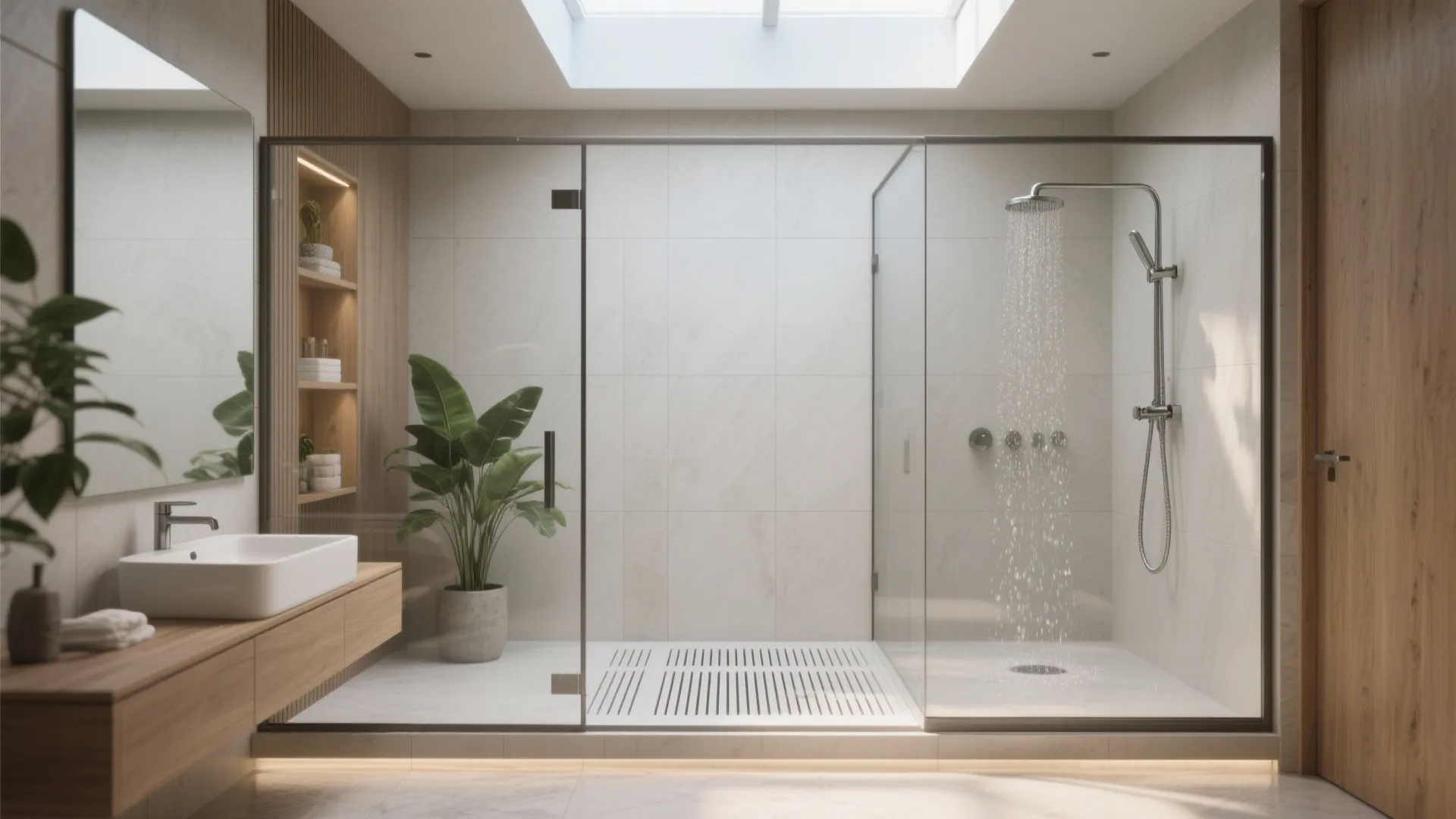 1. Embrace the wet-room aesthetic