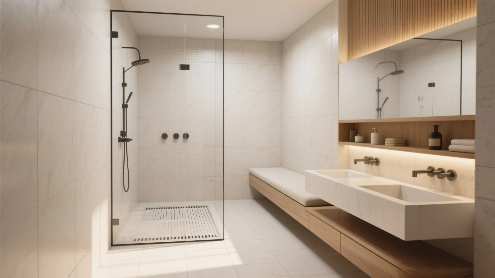 1. Wet-room conversion for seamless flow