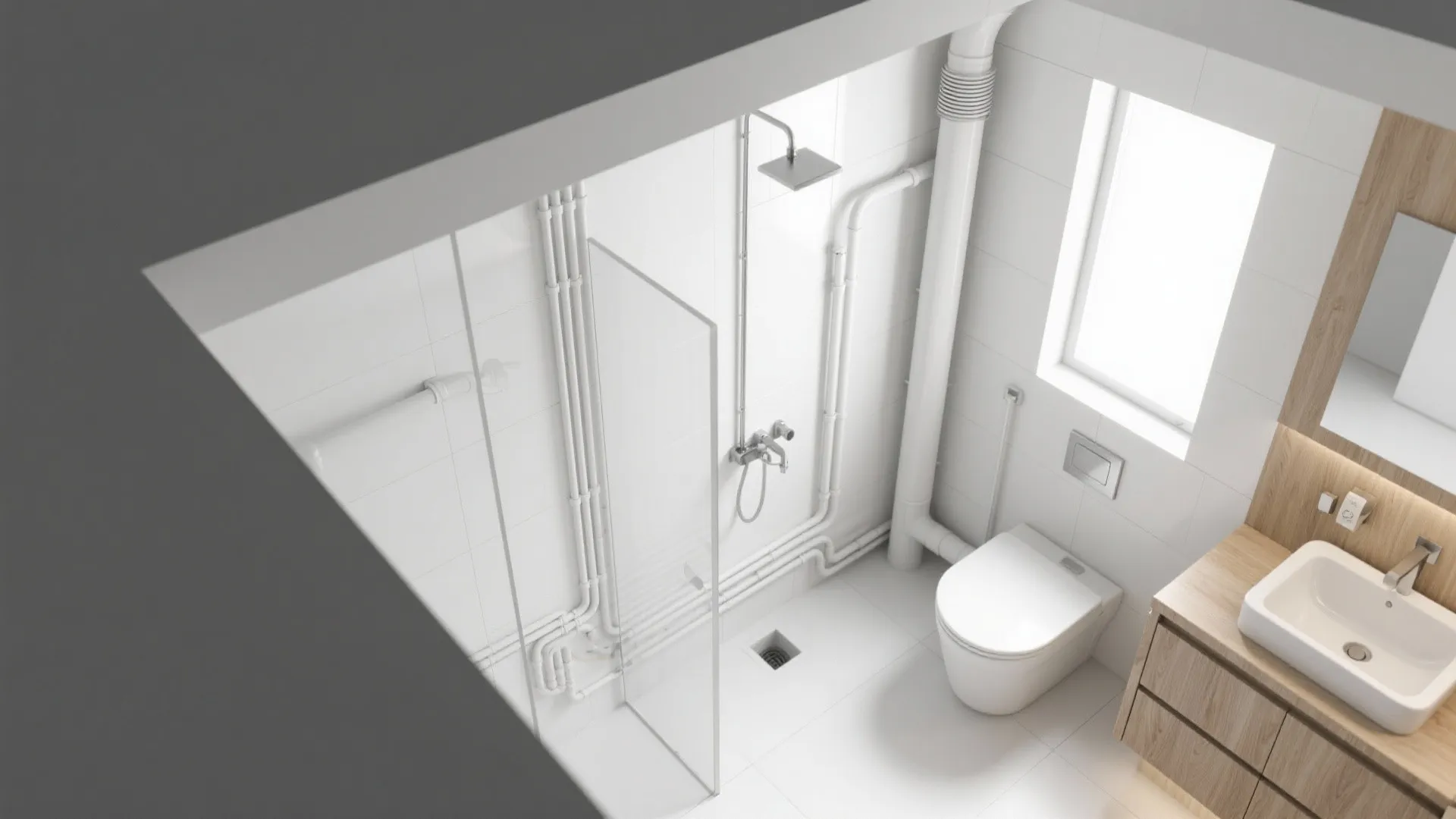 1) The Single Wet Wall: Stack Your Services