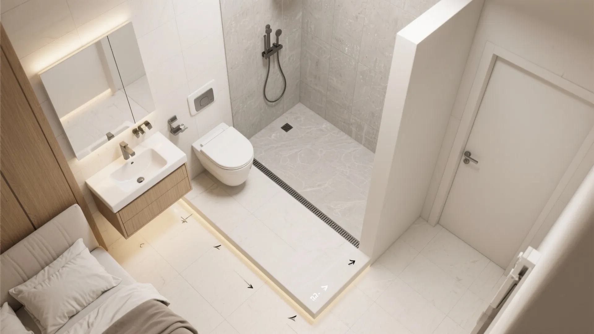 Back-to-Back Plumbing and Wet Zone Logic