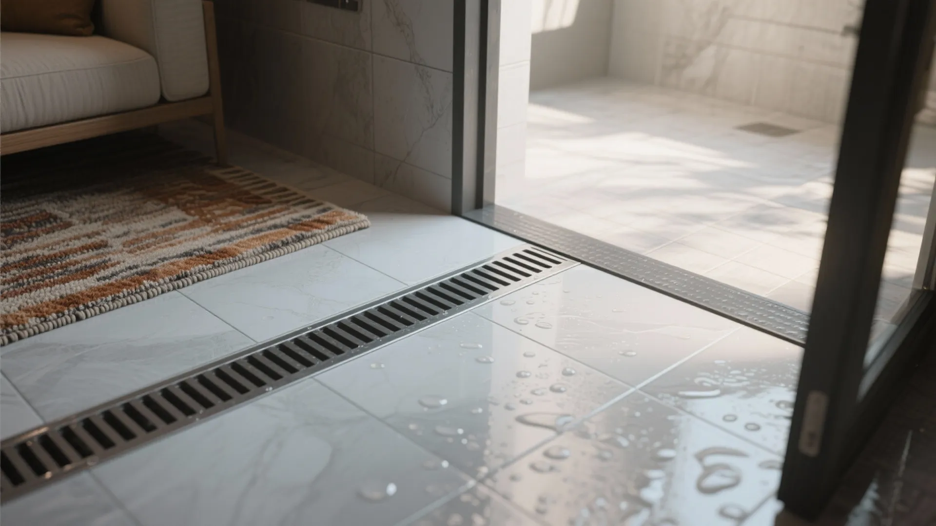 4. Wet zone finishes and drainage planning