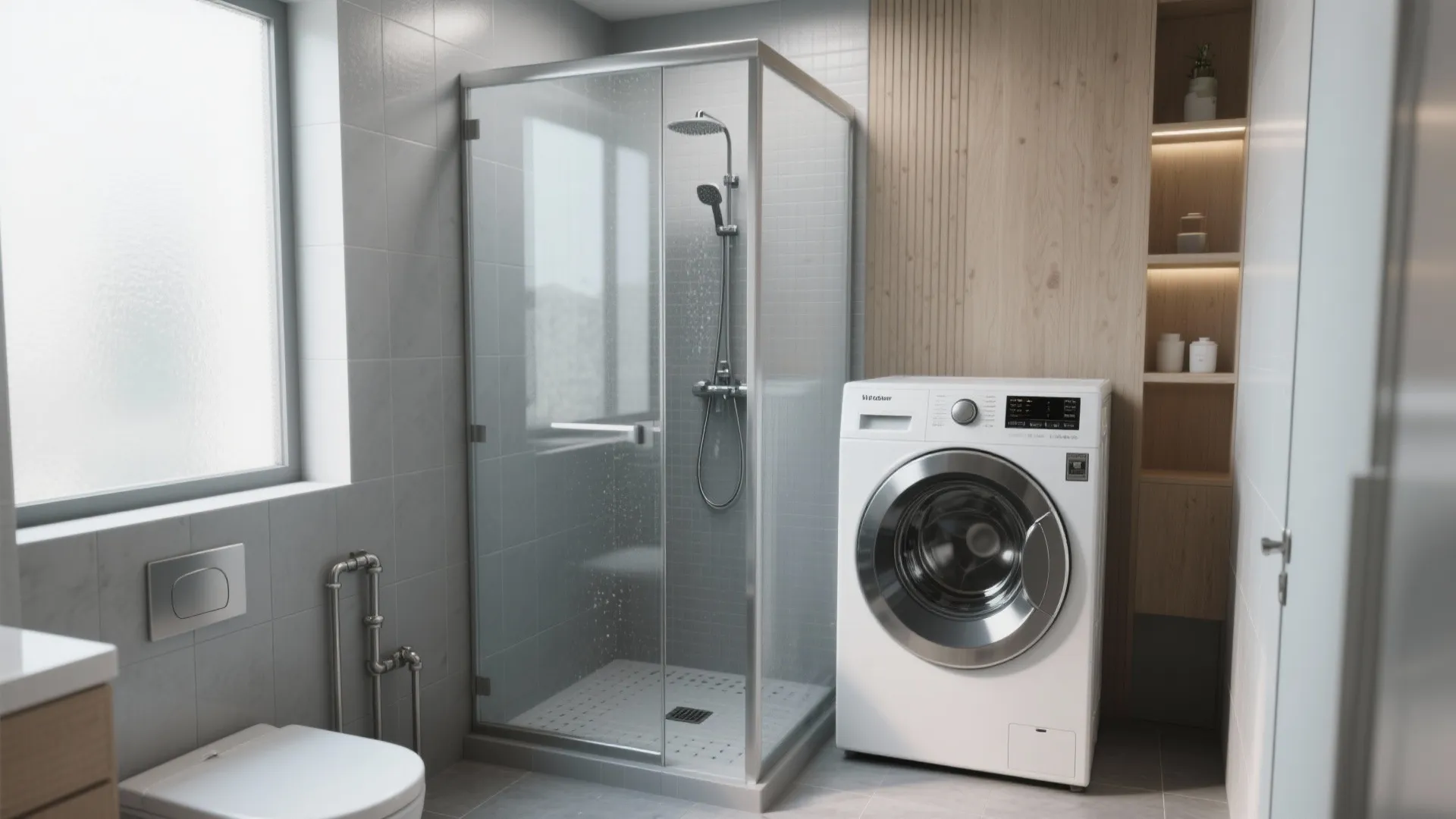 Bathroom in Laundry Room Ideas — 5 Smart Solutions: Creative, practical and budget-friendly ways to combine a bathroom and laundry in small homes