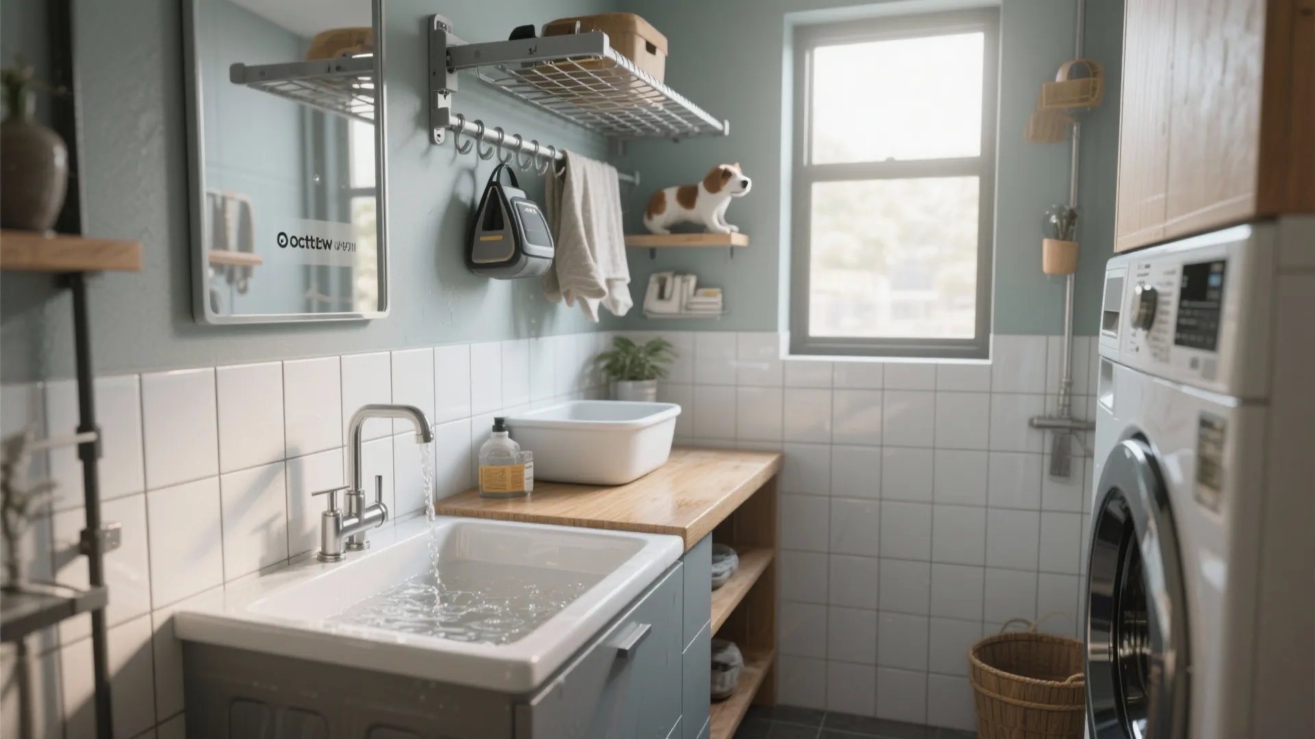 5. A Wet Zone with a Compact Utility Sink