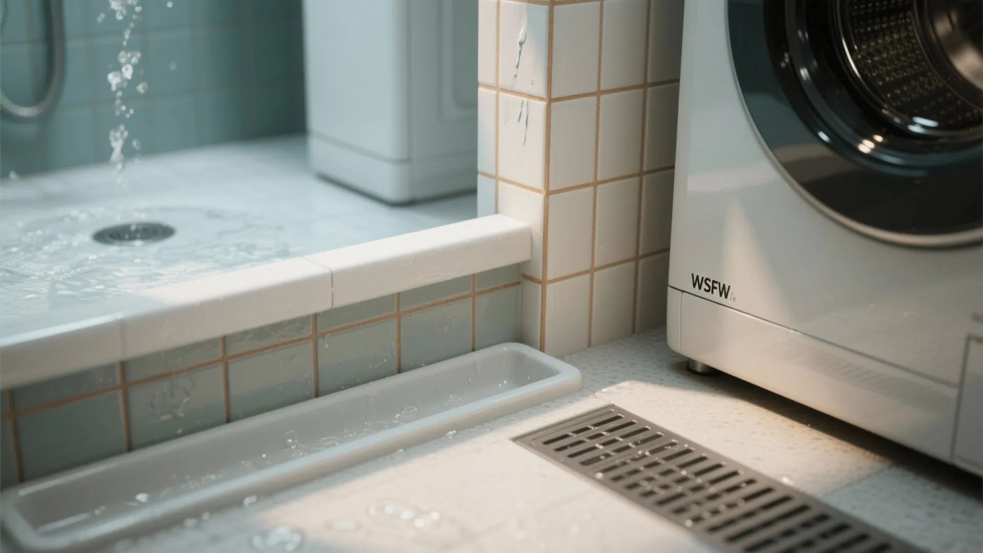 3. Wet zone strategy: tile, trays, and washable surfaces