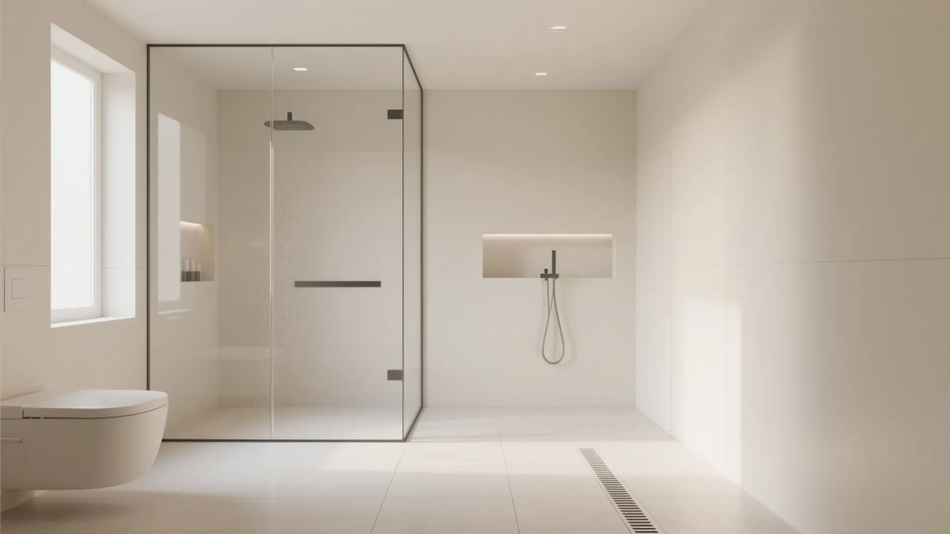 Minimalist Wet-Room Clarity
