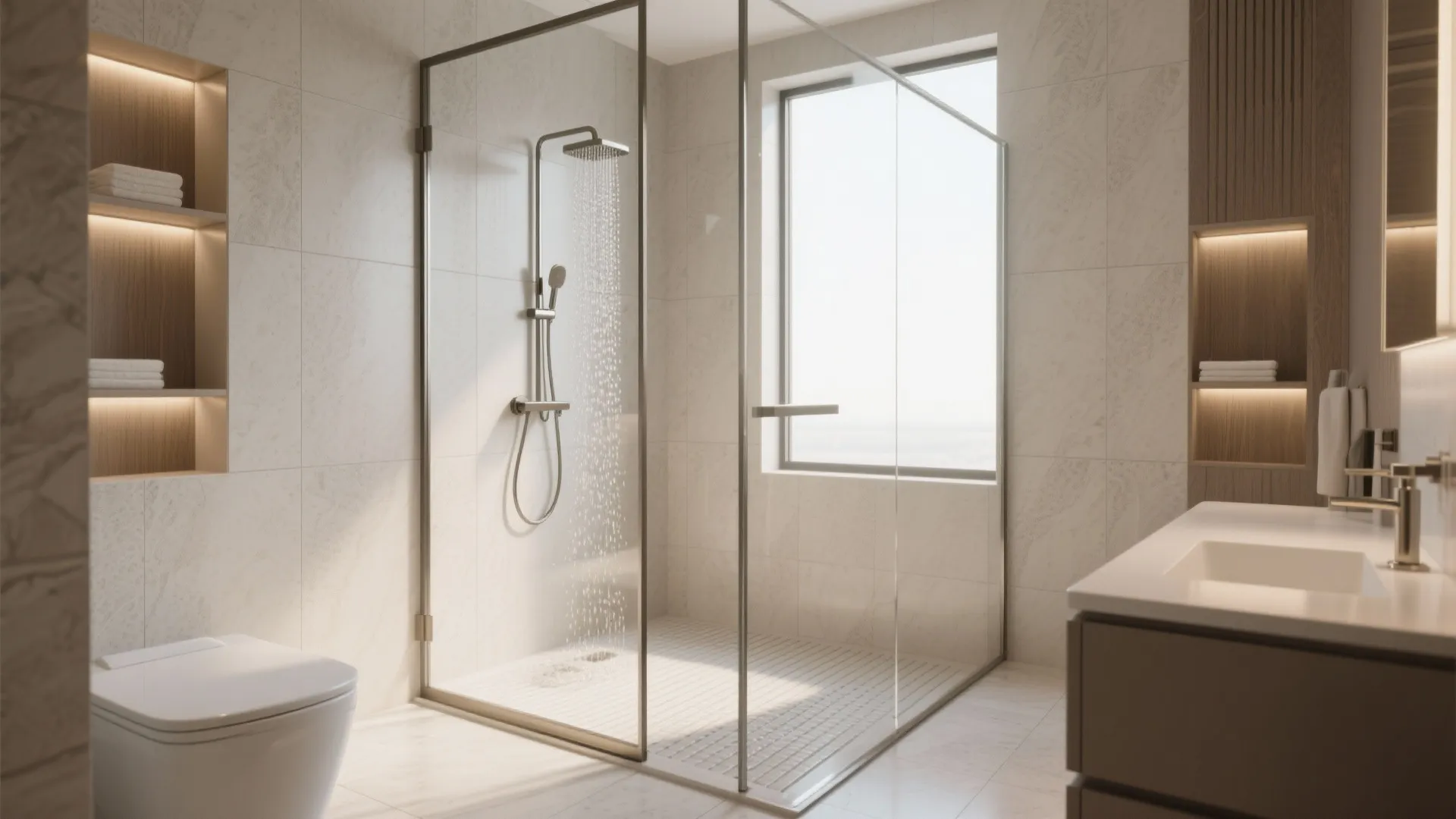 2. Wet Room Concept for Baths