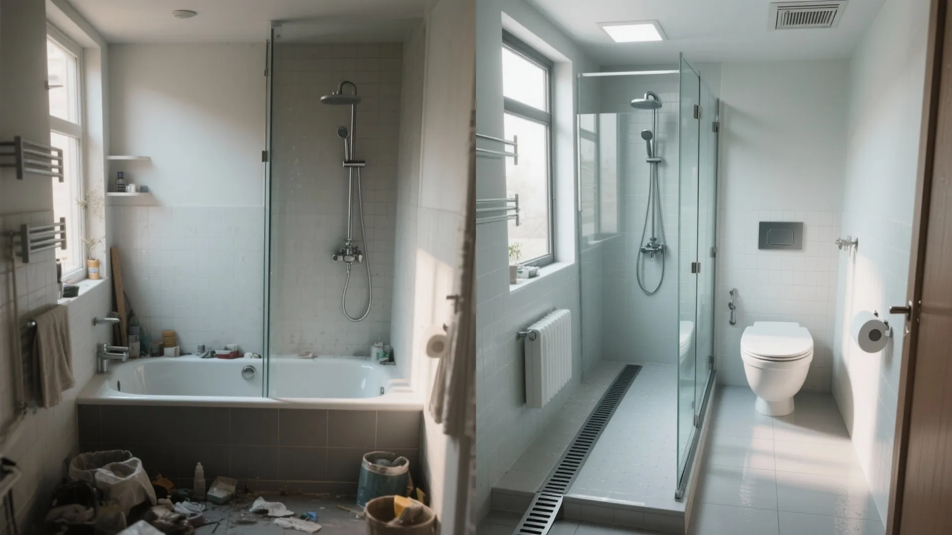 5. Consider a wet-room or shower-toilet combo