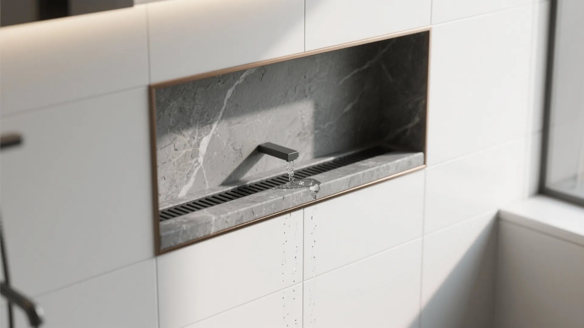 Compact Wet-Room Ensuite with Built-In Storage