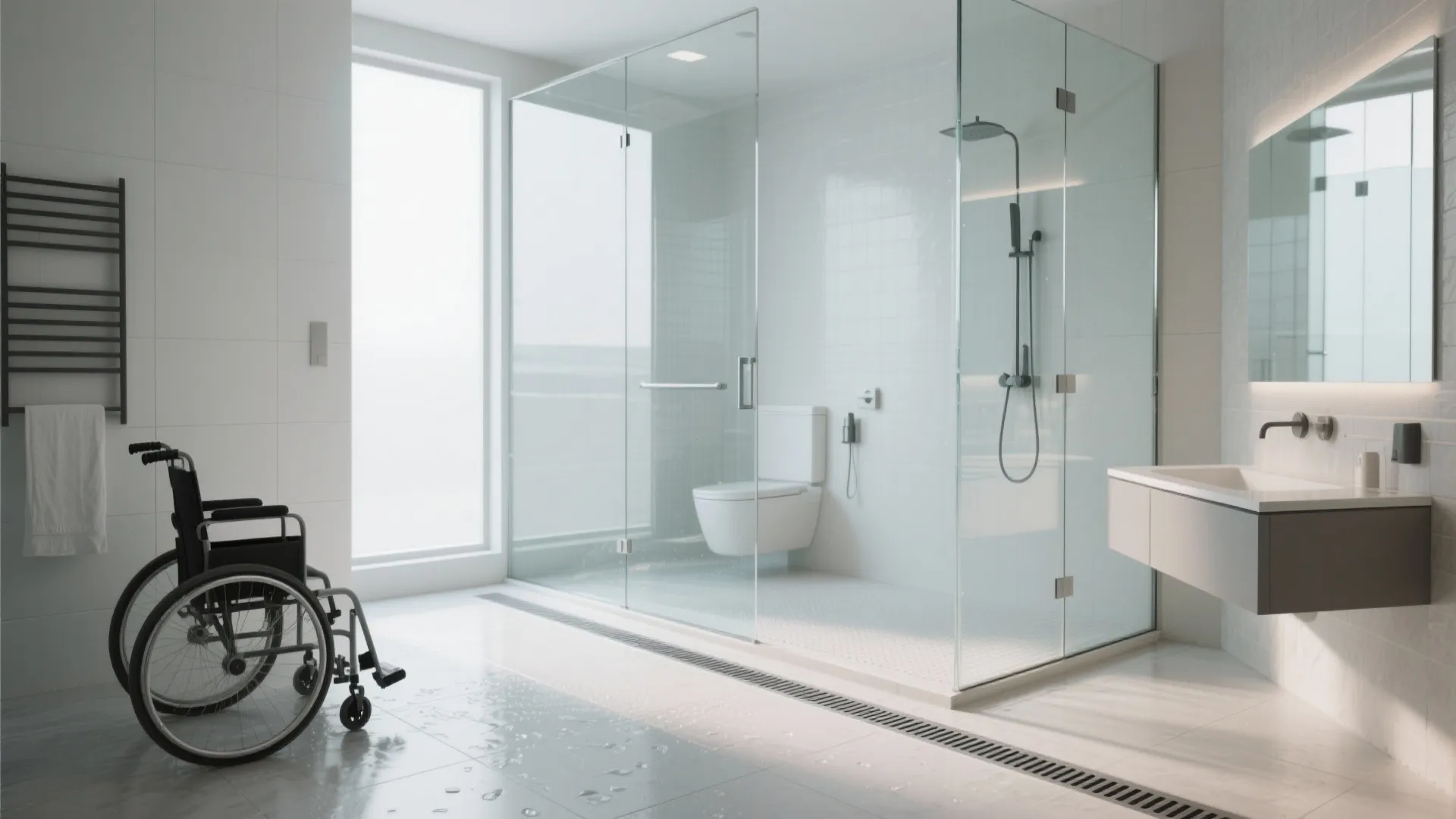 3. Embrace the Wet-Room or Clear Glass Partition