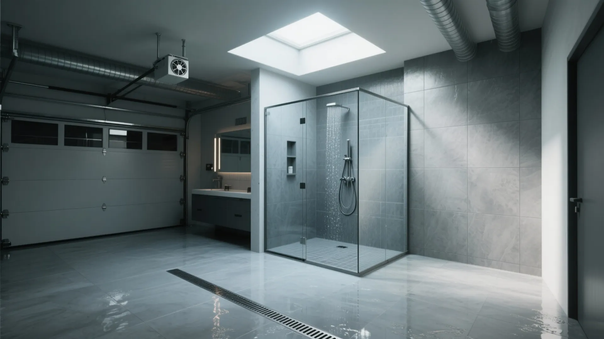 2. Wet room style for minimal fuss