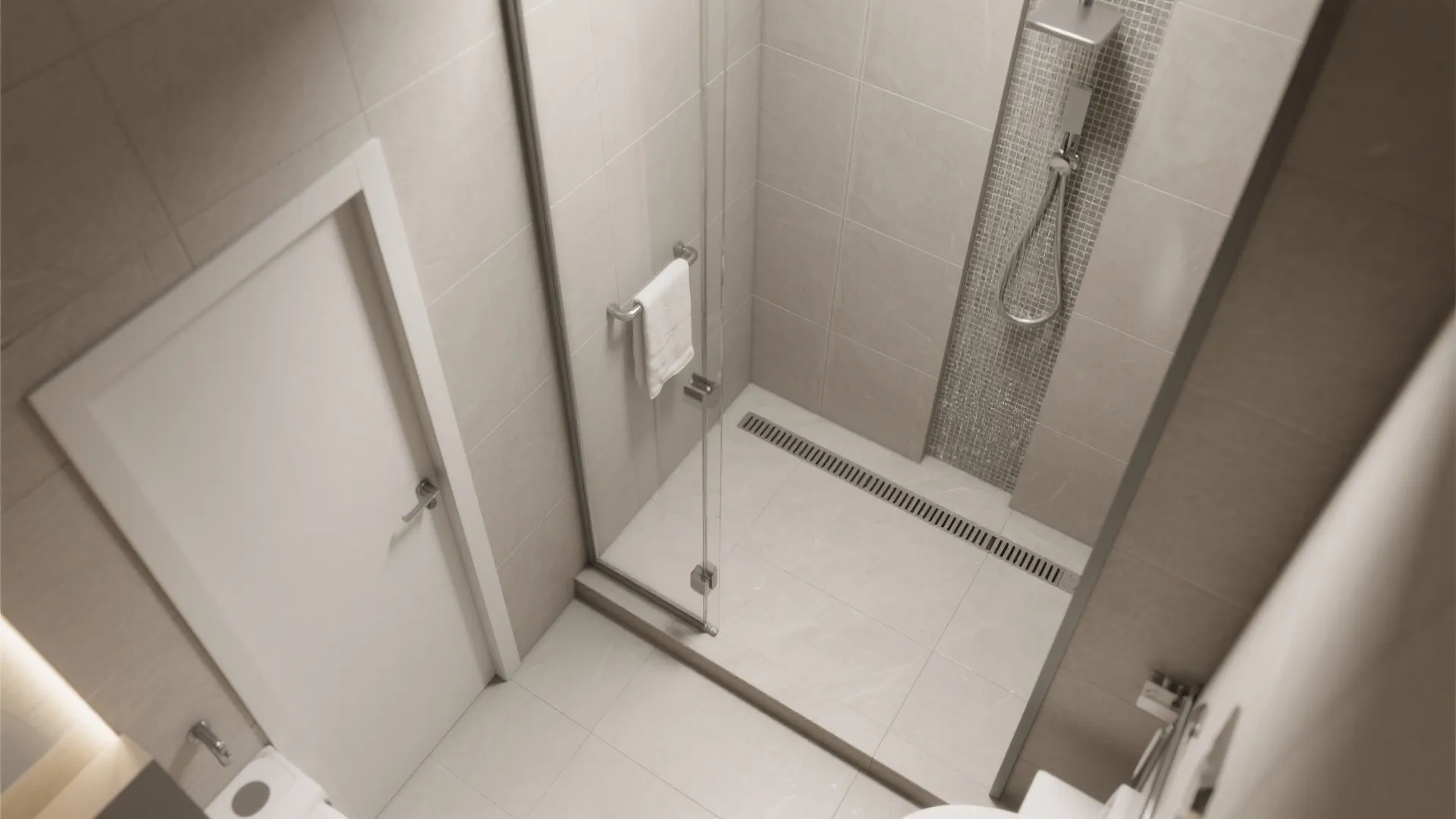 Wet-Room Zoning with a Linear Drain