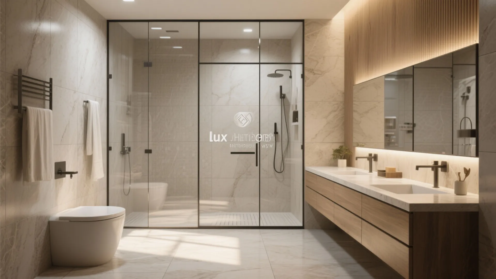 3. Wet Room & Separate Vanity