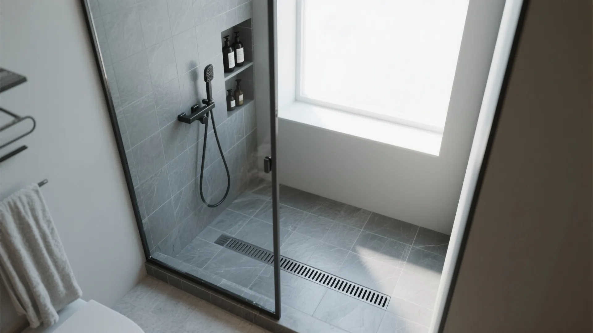 1. Embrace the wet-room or walk-in shower