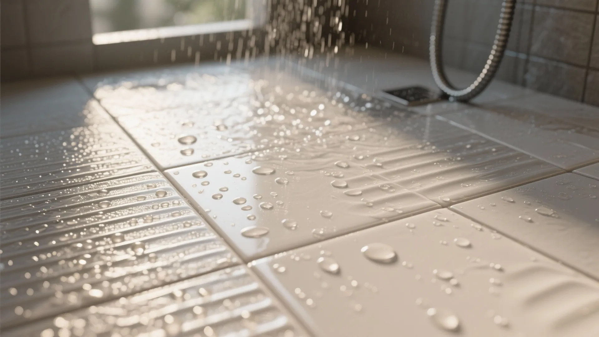 Textured Porcelain in Wet Zones