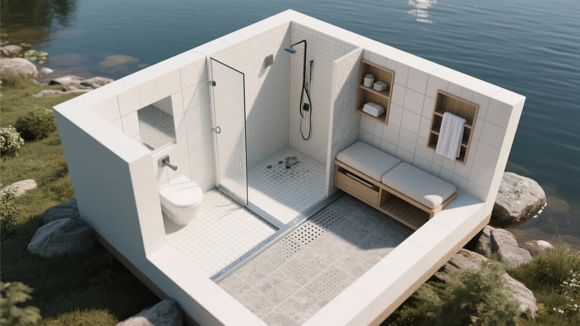 4. Smart Wet-Zone Planning & Discreet Storage