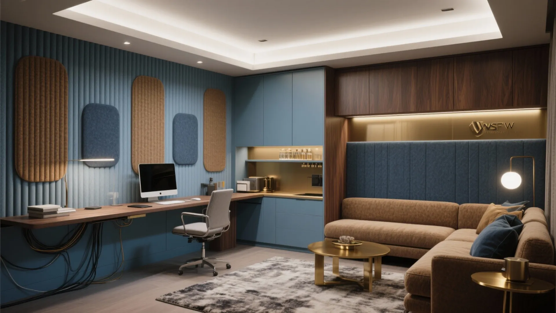 Work-From-Home Suite with Hotel-Level Finish