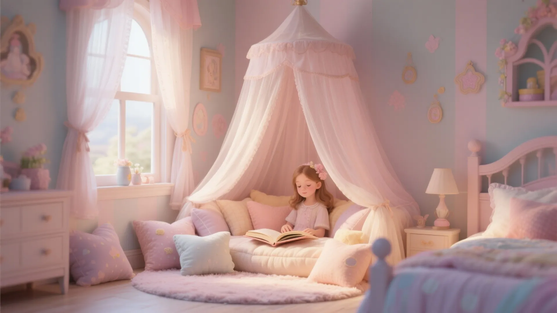 Whimsical Canopy Corner