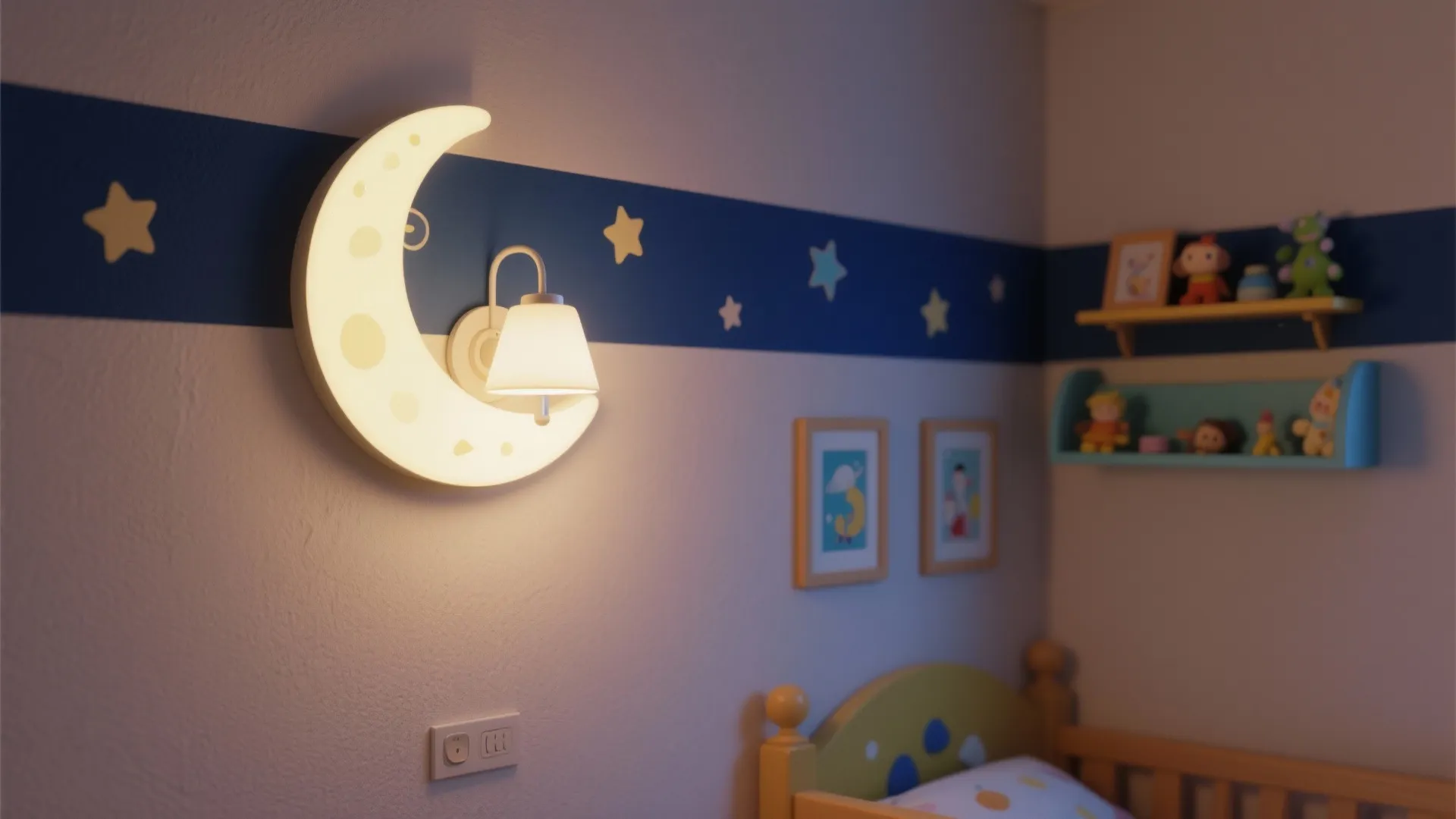 Whimsical wall lamps as décor anchors