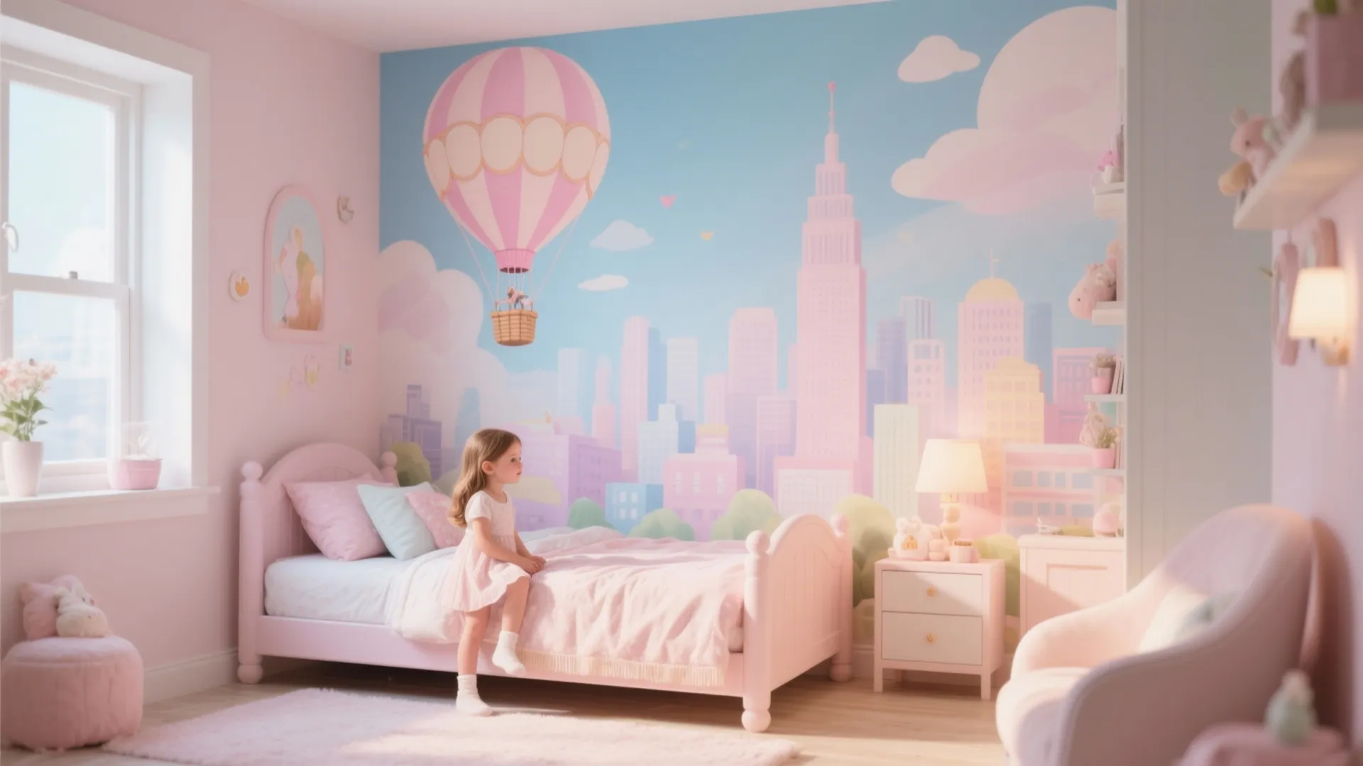 Whimsical Mural with Personal Symbols