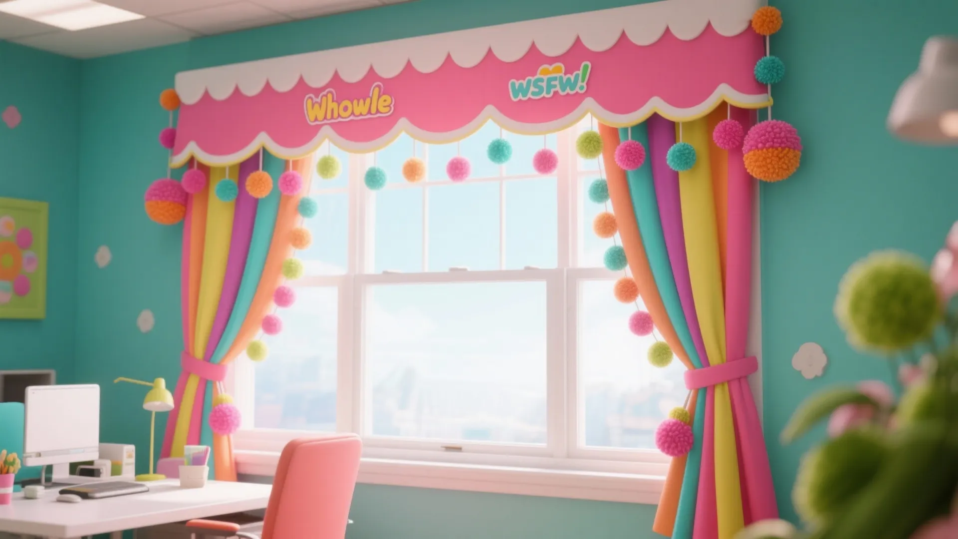 7. Whimsical Window Dressings