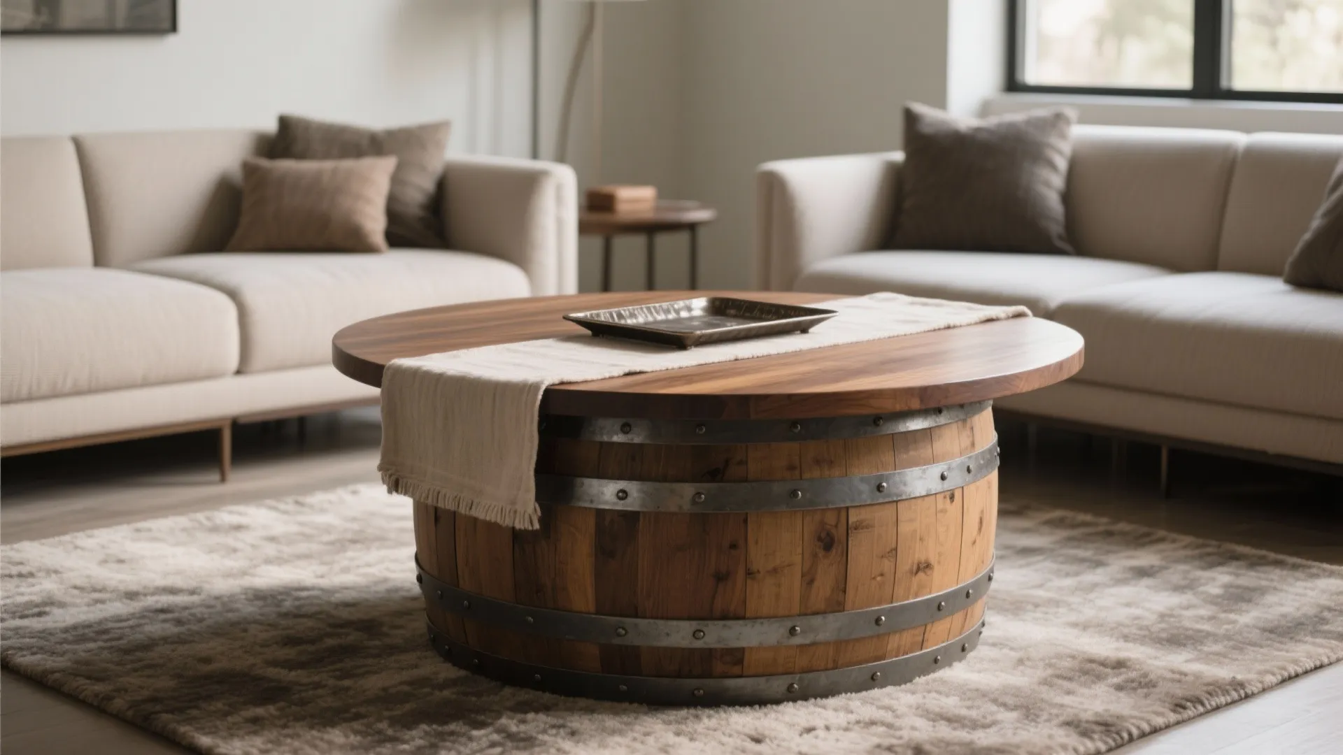 Whiskey Barrel Table DIY: Create Your Own Rustic Centerpiece: 1 Minute to Start Your Whiskey Barrel Table Transformation