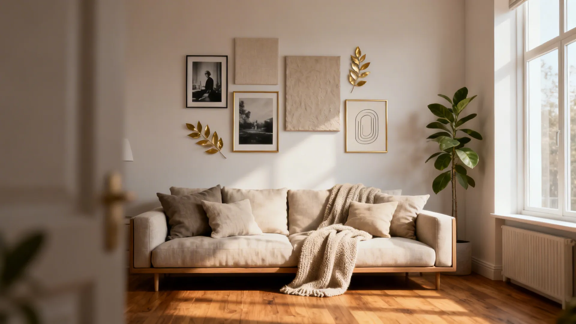 Neutral Wall Art Ideas: 5 Ways to Elevate Your Living Room: Simple, soothing neutral wall art ideas for living rooms that maximize space, light, and style